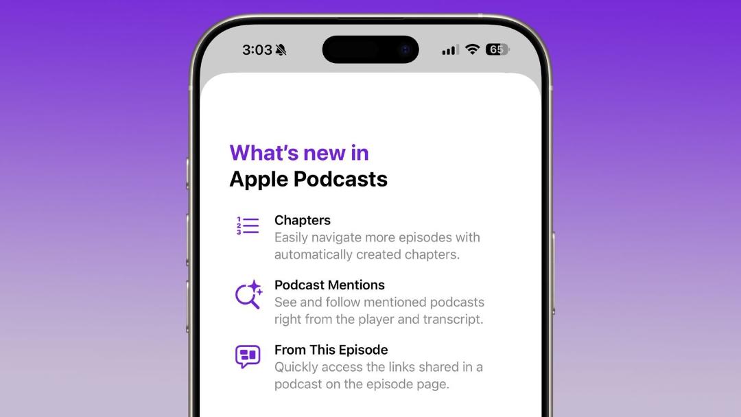 اپلیکیشن پادکست در ios 26.2