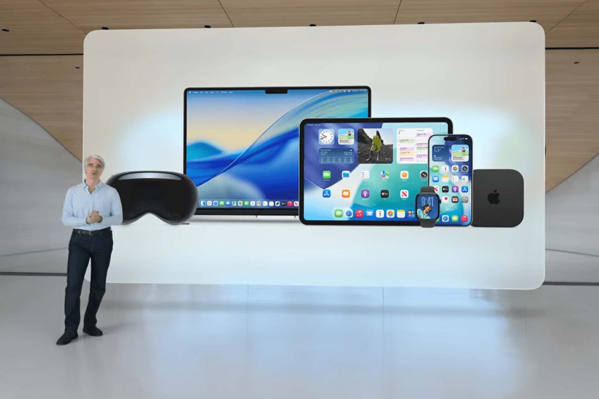 کریگ فدریگی در WWDC 2025