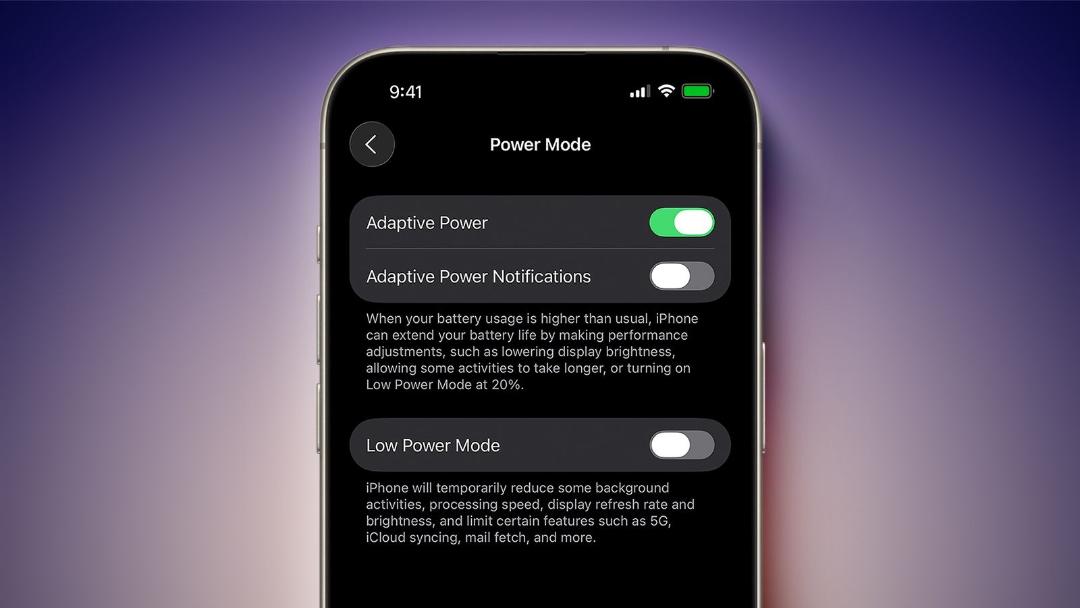 تنظیمات و تغییرات بخش باتری در سیستم‌عامل iOS 26