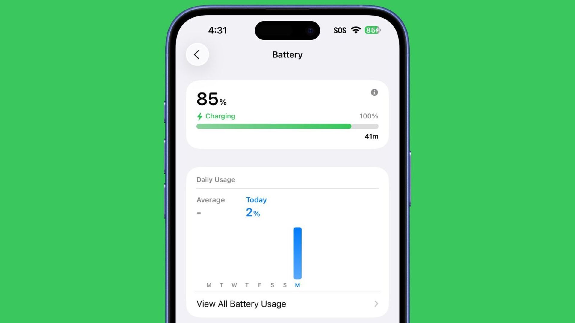 تنظیمات و تغییرات بخش باتری در سیستم‌عامل iOS 26