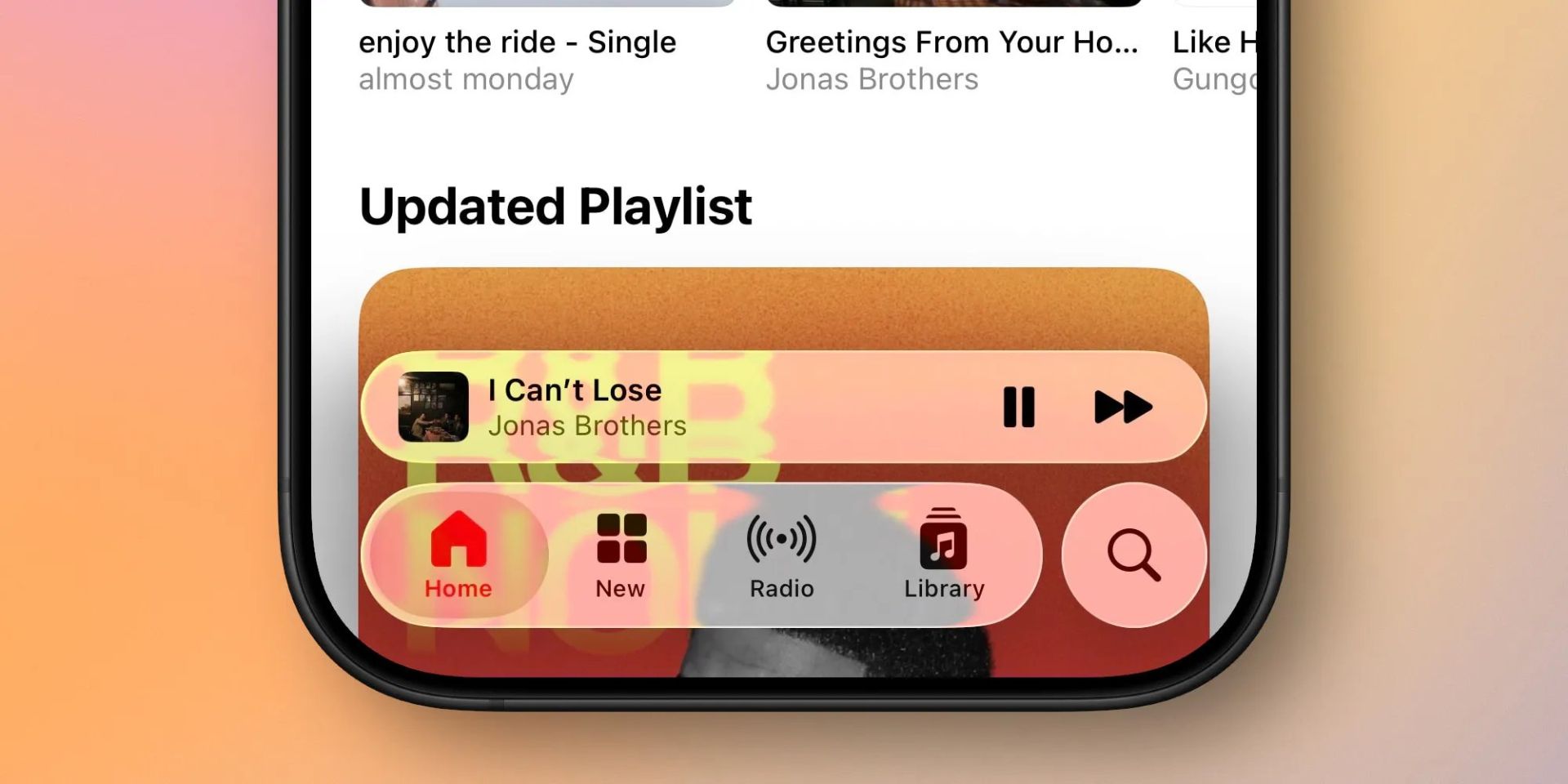 سیستم عامل iOS 26 بتا ۶