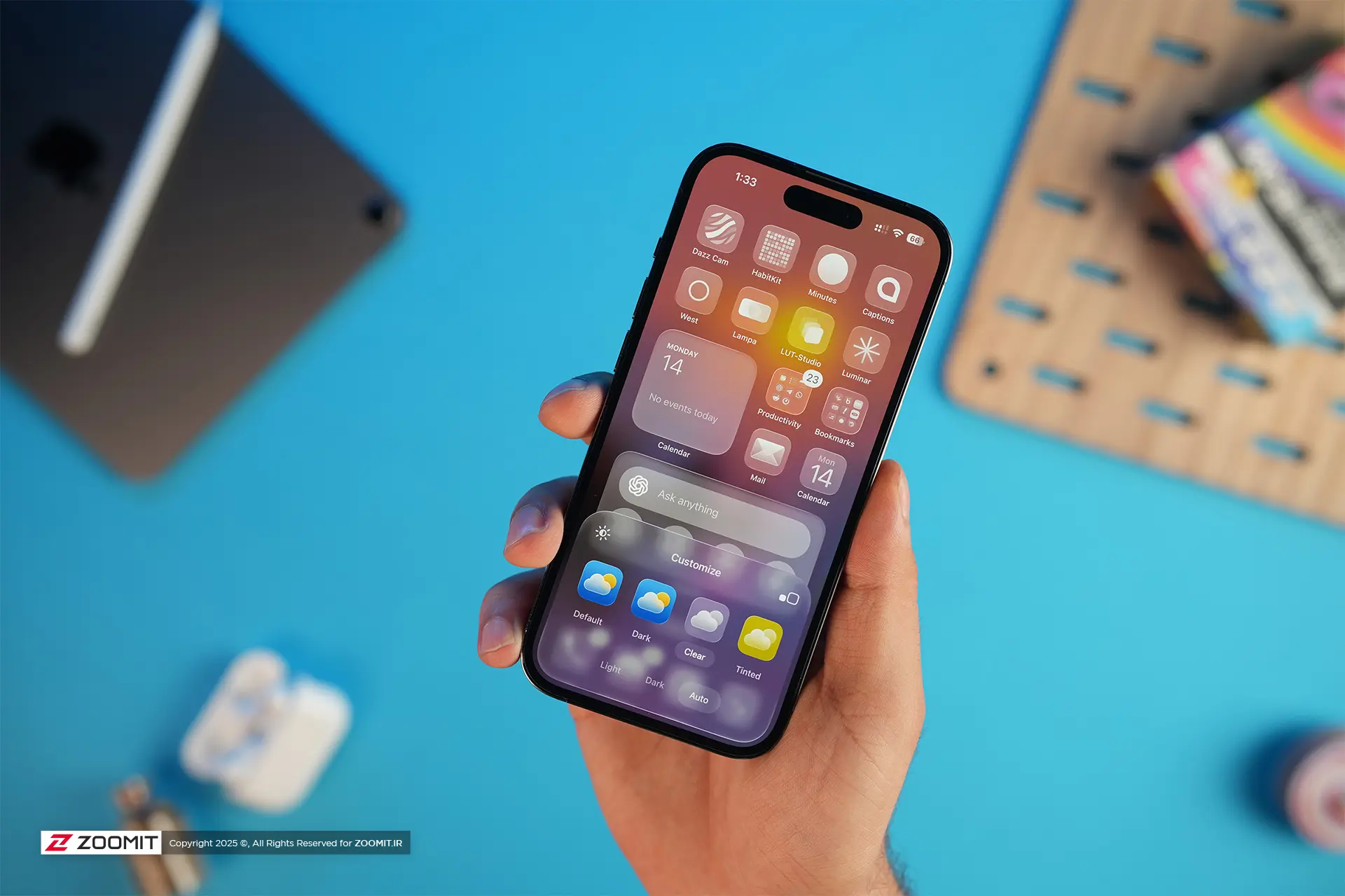 آیکون برنامه های یک گوشی