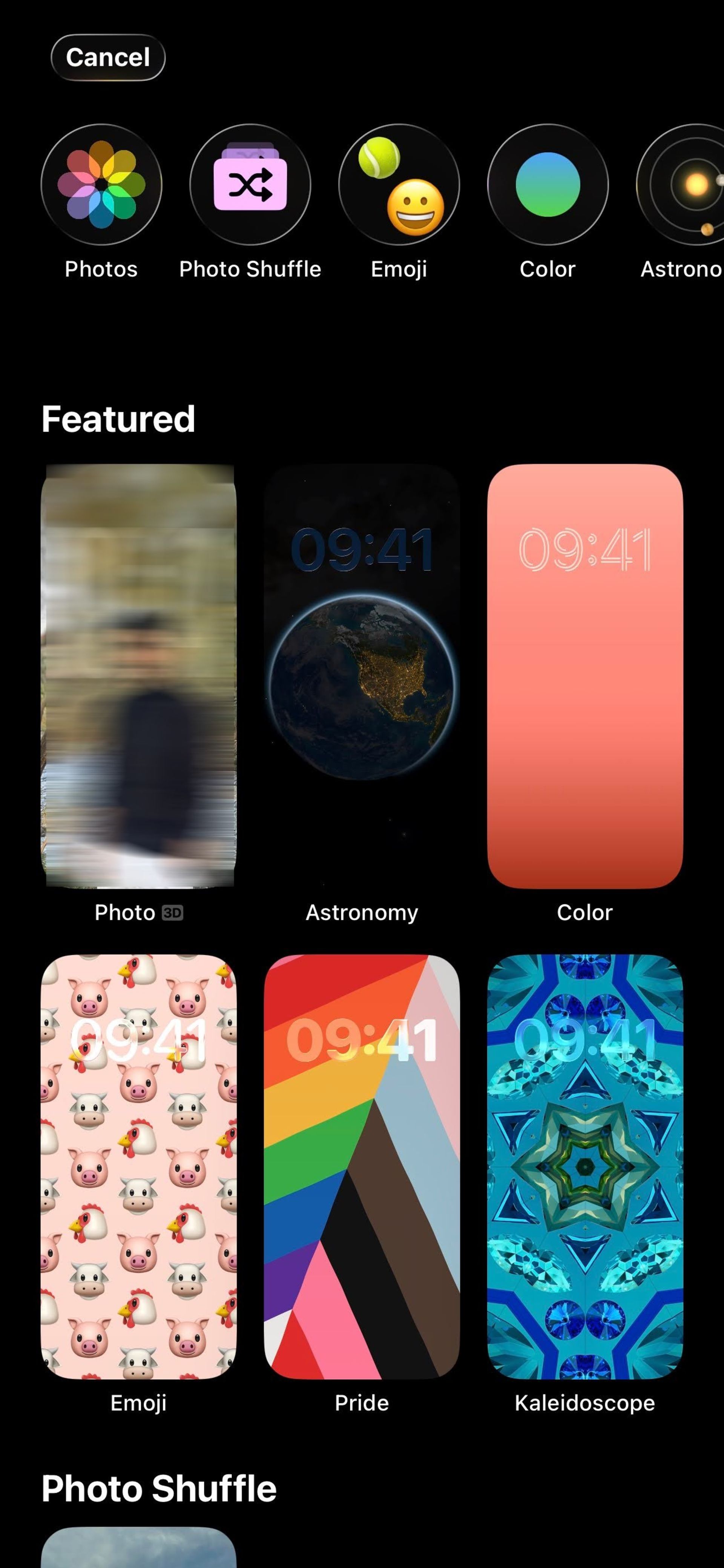 انتخاب عکس لاک اسکرین ios 26