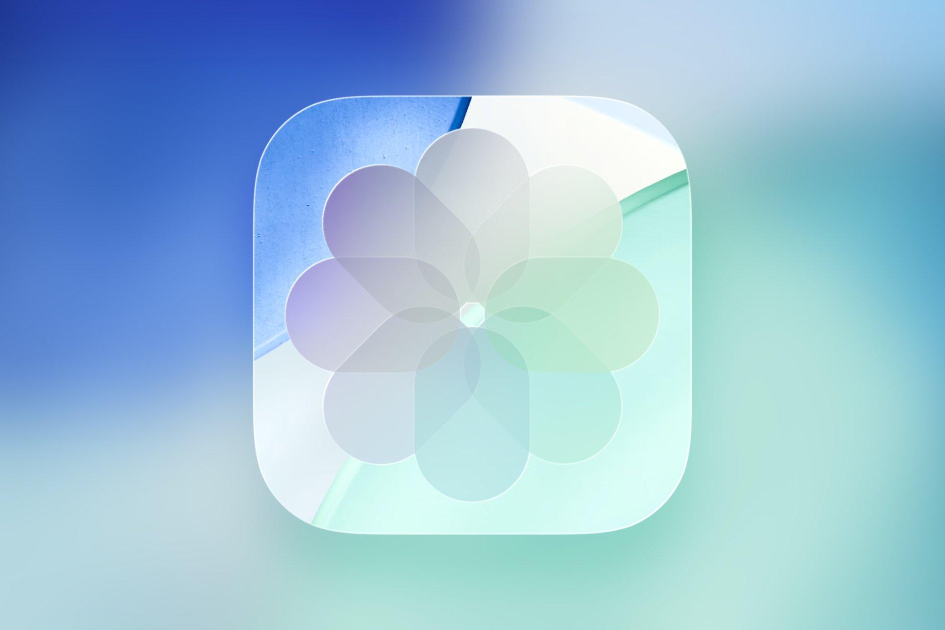 آیکون اپلیکیشن Photos در iOS 26