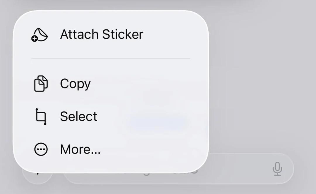 قابلیت انتخاب متن در iOS 26