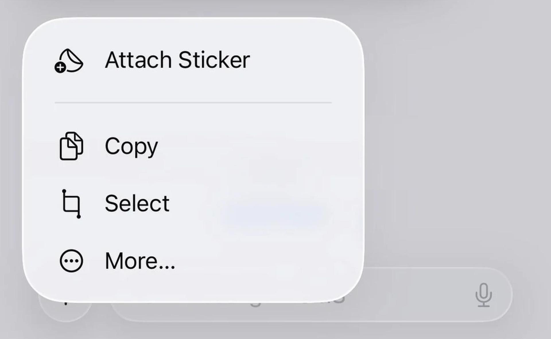 قابلیت انتخاب متن در iOS 26