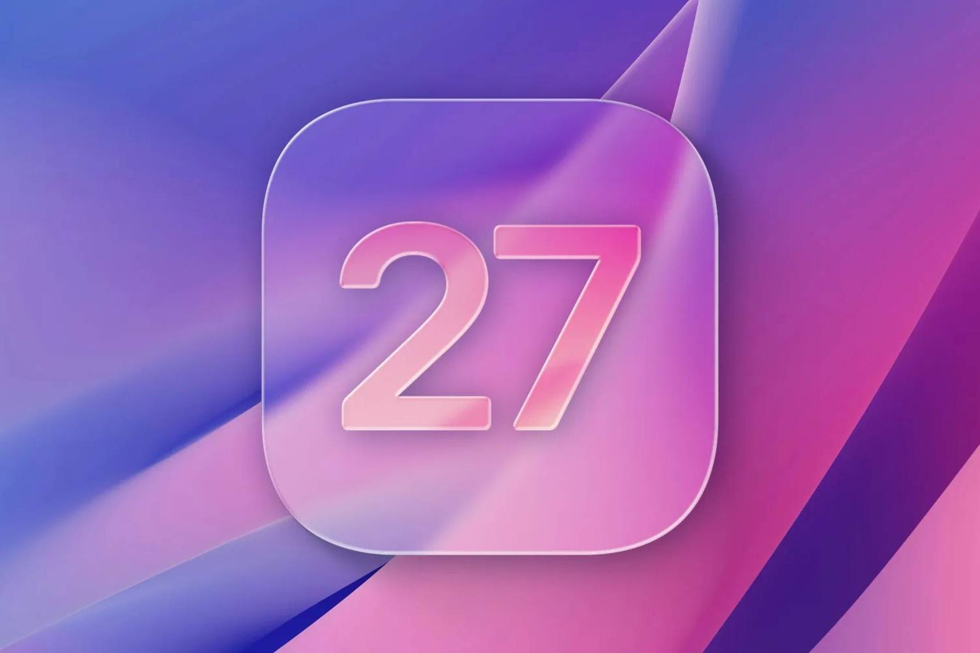 نماد عدد ۲۷ مربوط به ios 27