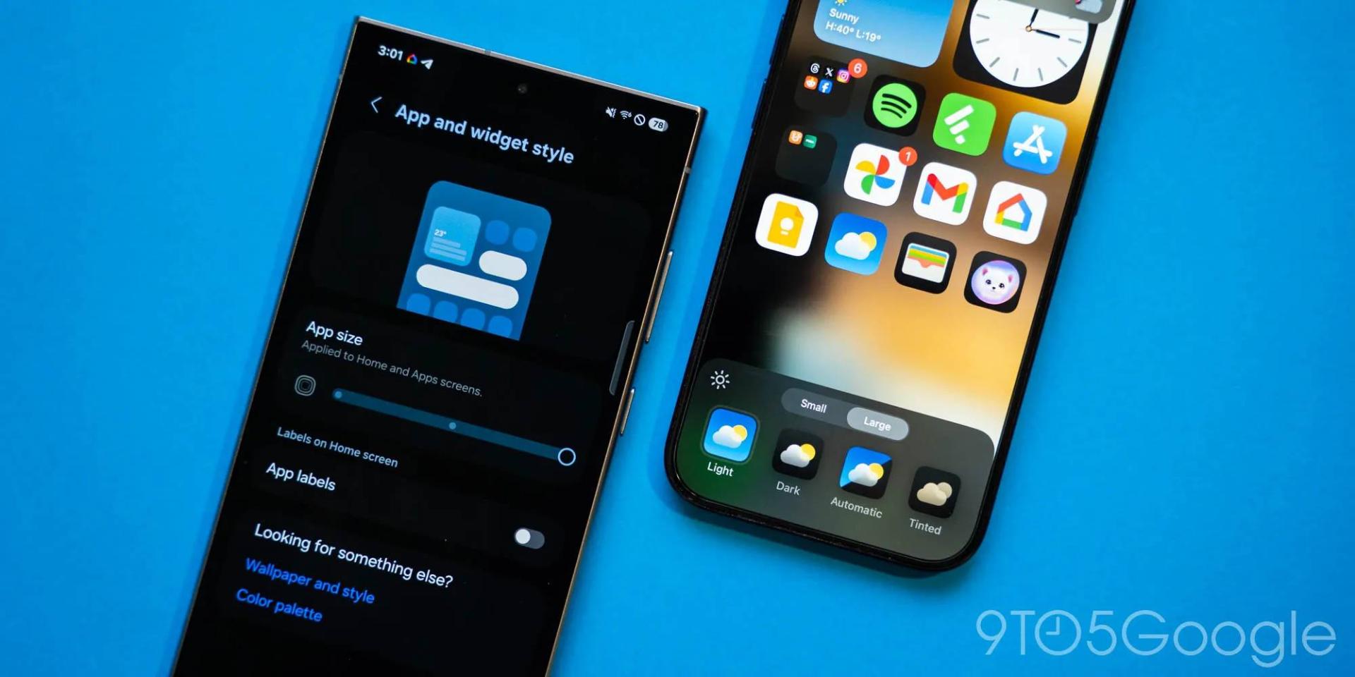 مقایسه IOS با ONE UI 7