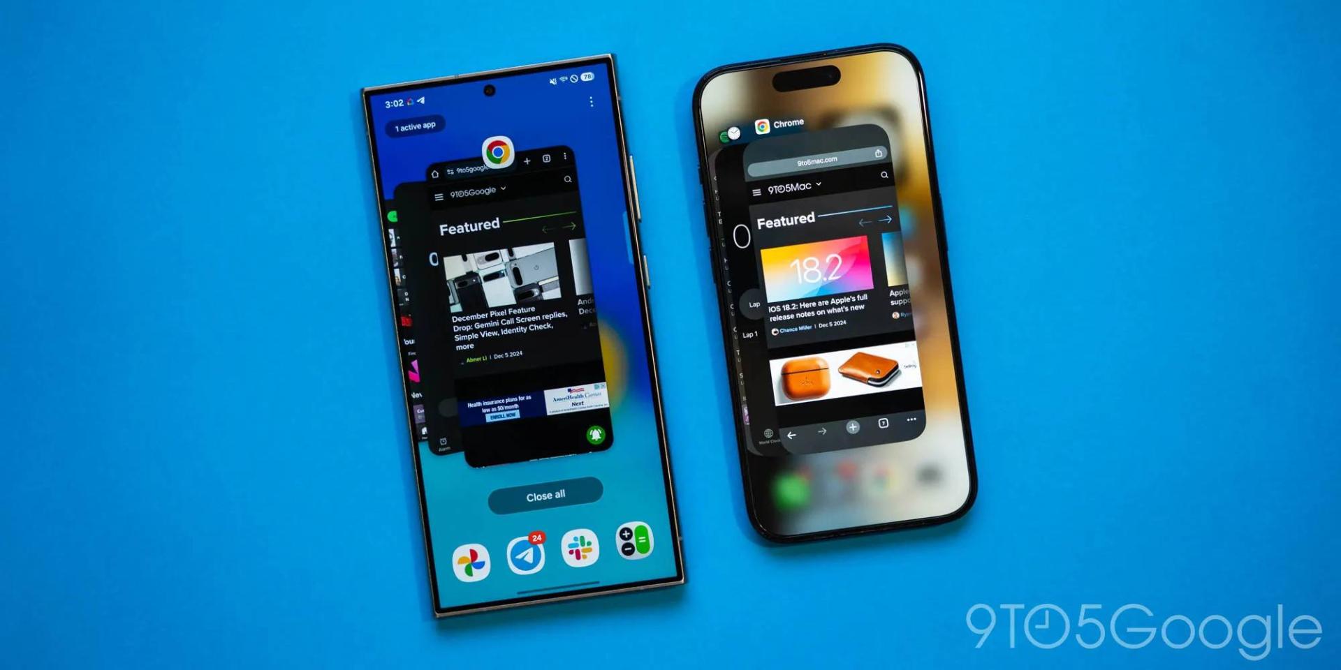مقایسه IOS با ONE UI 7