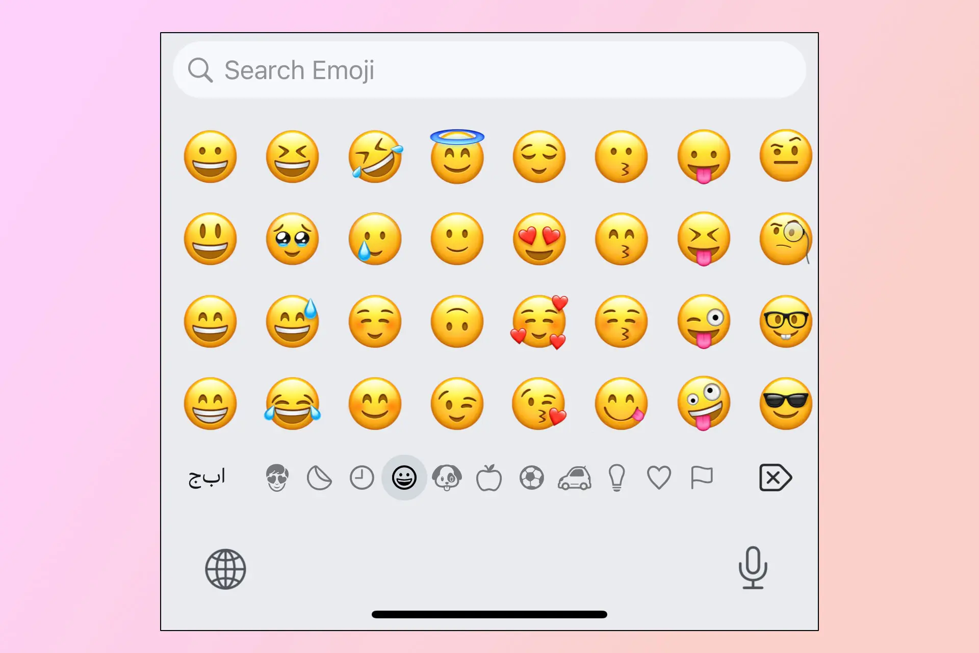 ایموجی‌های اپل در کیبورد ios 18 