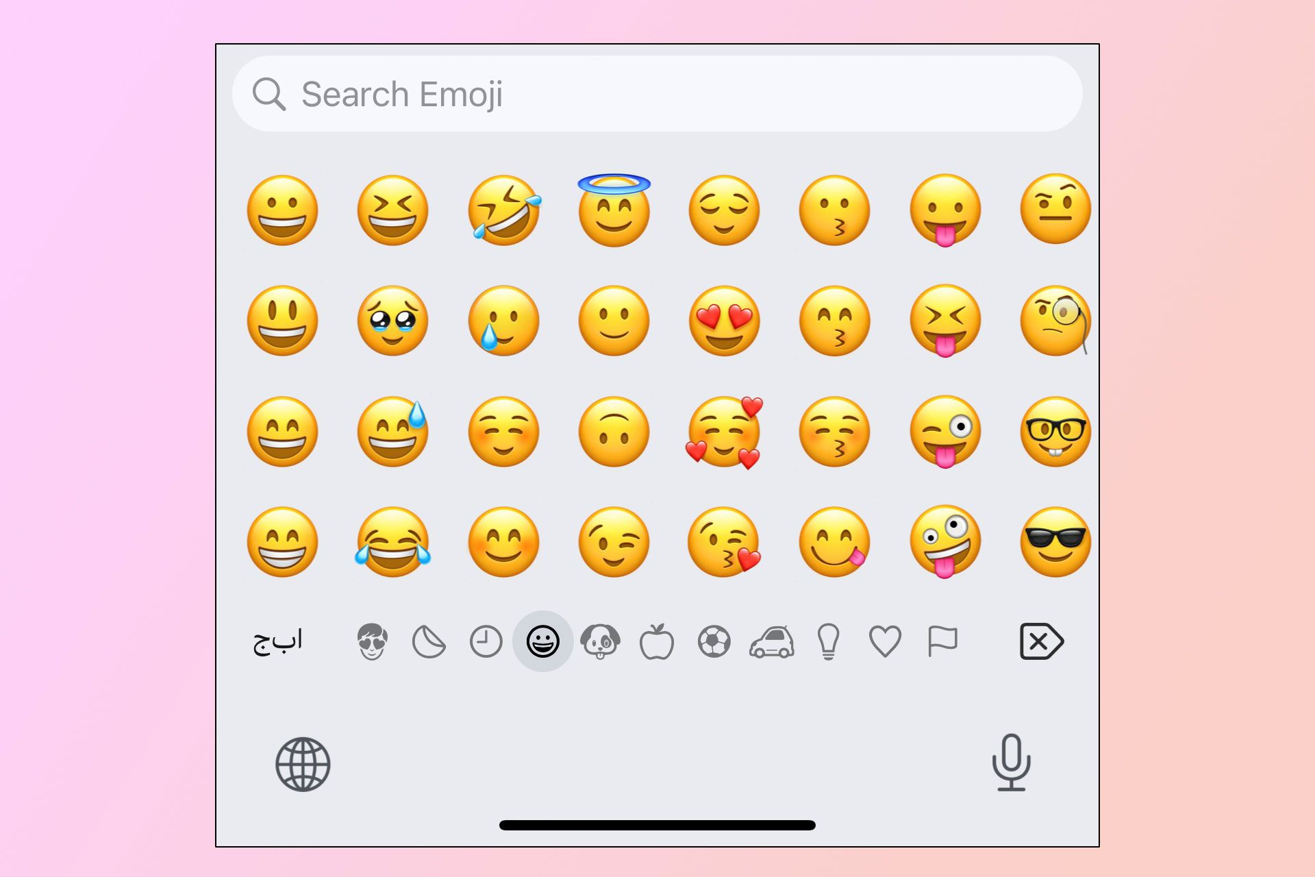ایموجی‌های اپل در کیبورد ios 18 