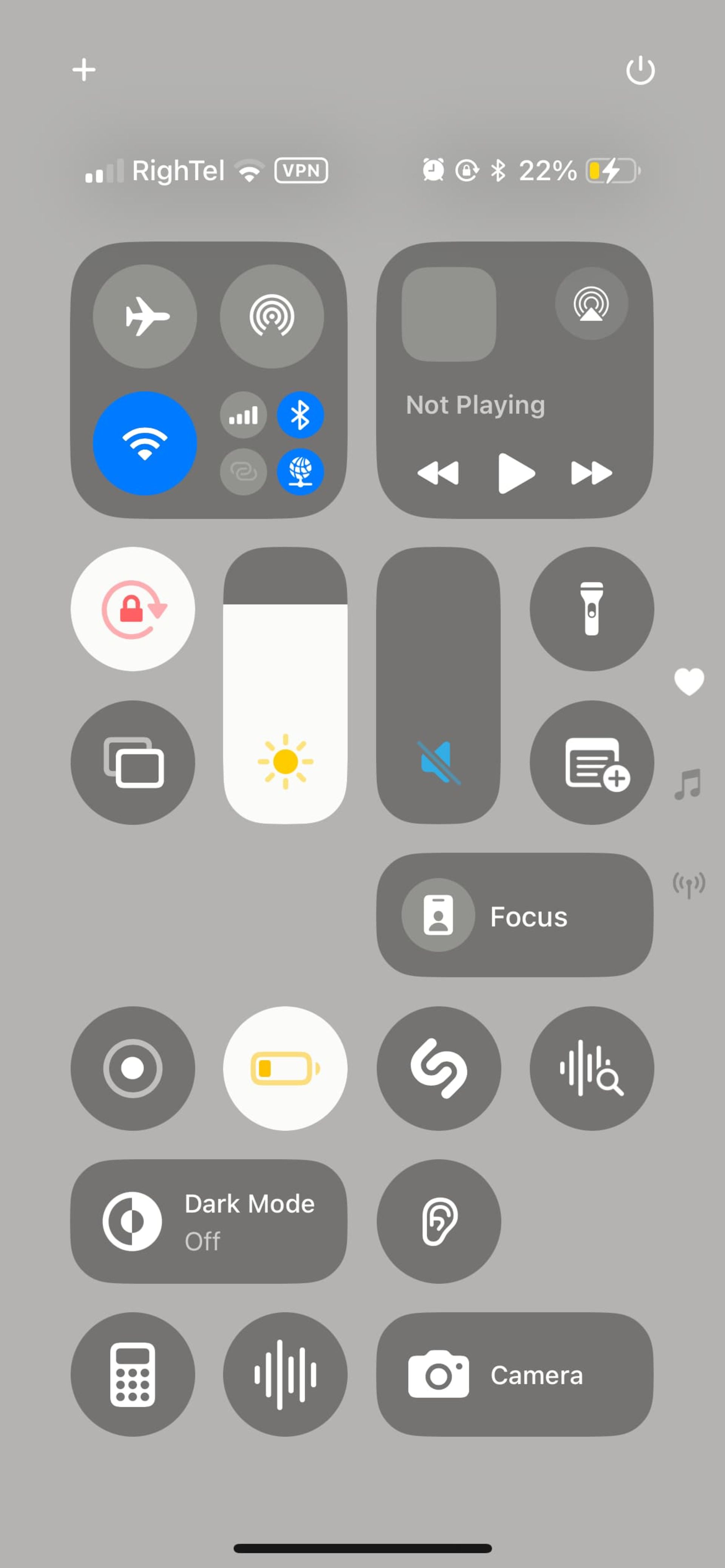 Control Center iOS 18