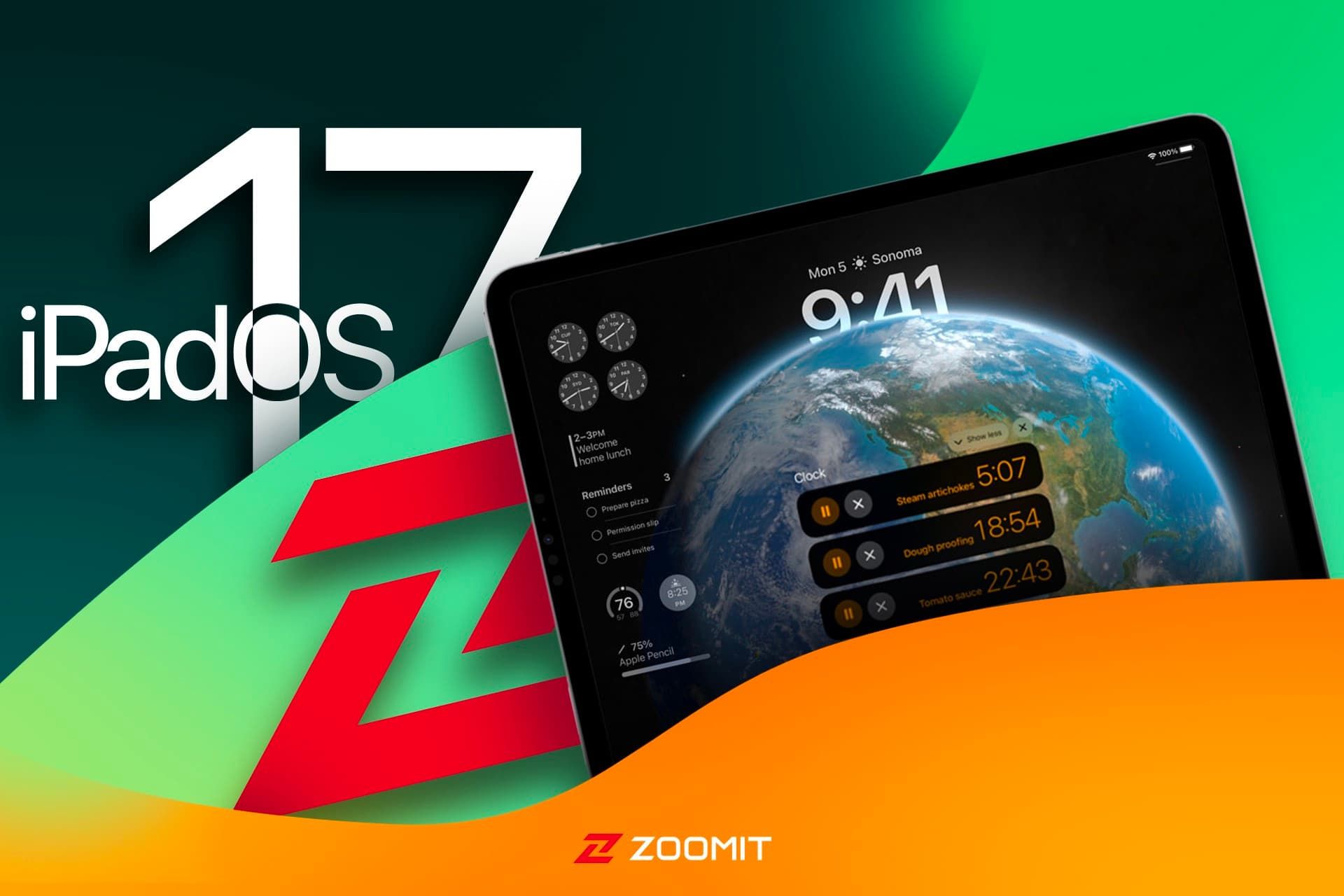 آیپد پرو M2 اپل با iPadOS 17