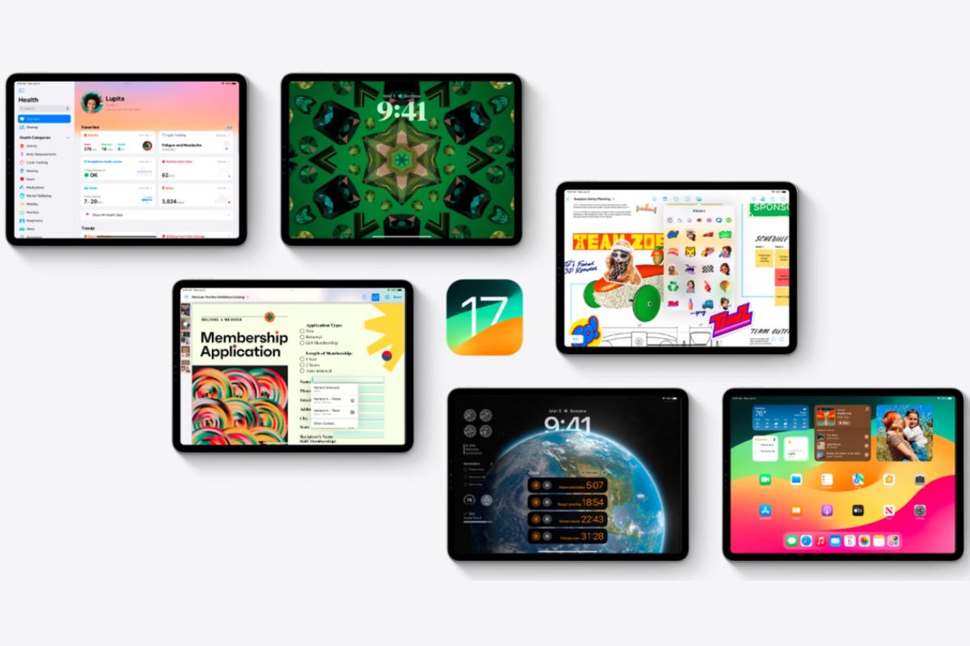 این تبلت‌های اپل آپدیت iPadOS 17 را دریافت خواهند کرد - زومیت