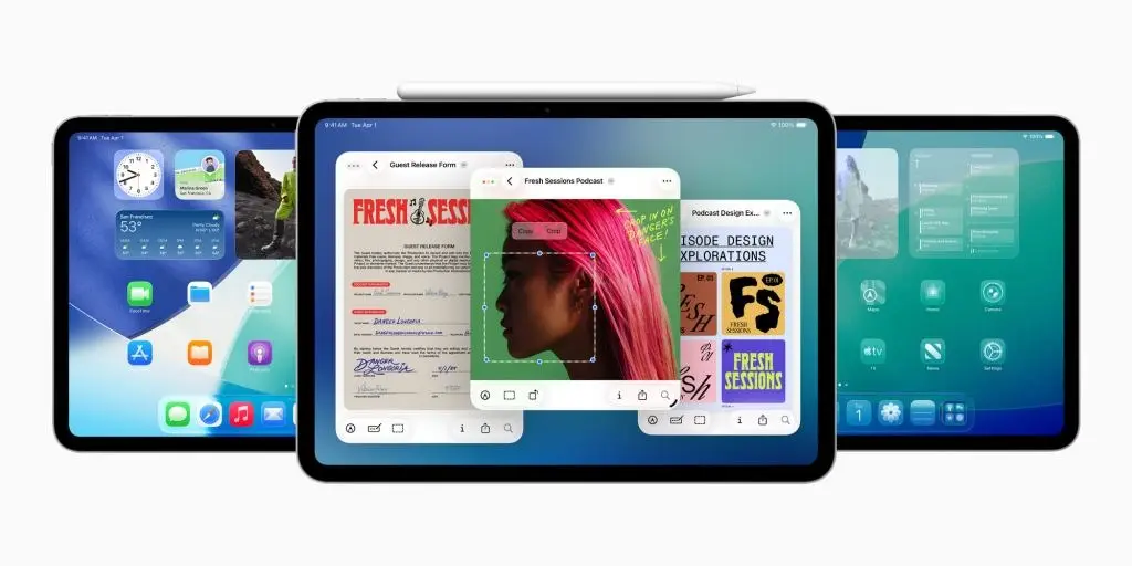 سیستم پنجره‌بندی جدید سیستم‌عامل iPadOS 26