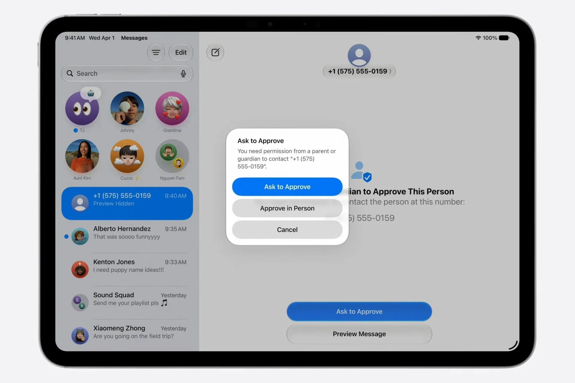 بخش اسکرین تایم در iPadOS 27