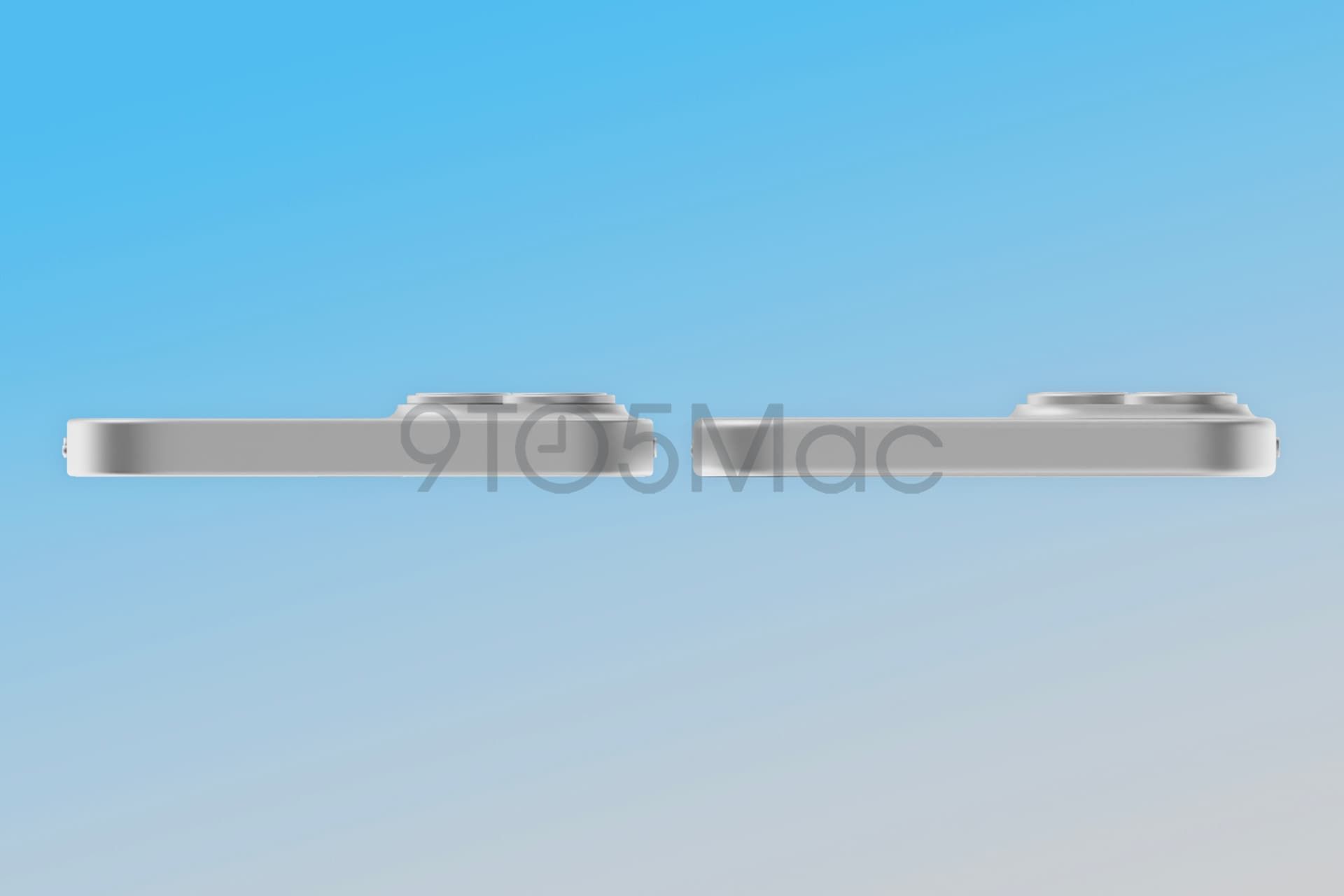 مقایسه برآمدگی دوربین آیفون ۱۵ پلاس و ۱۴ پلاس غیررسمی