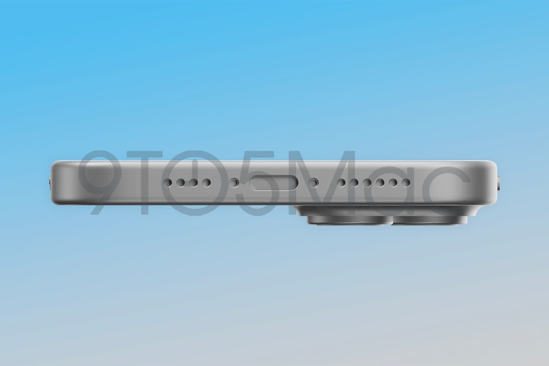 پورت USB-C رندر غیررسمی آیفون ۱۵ پلاس