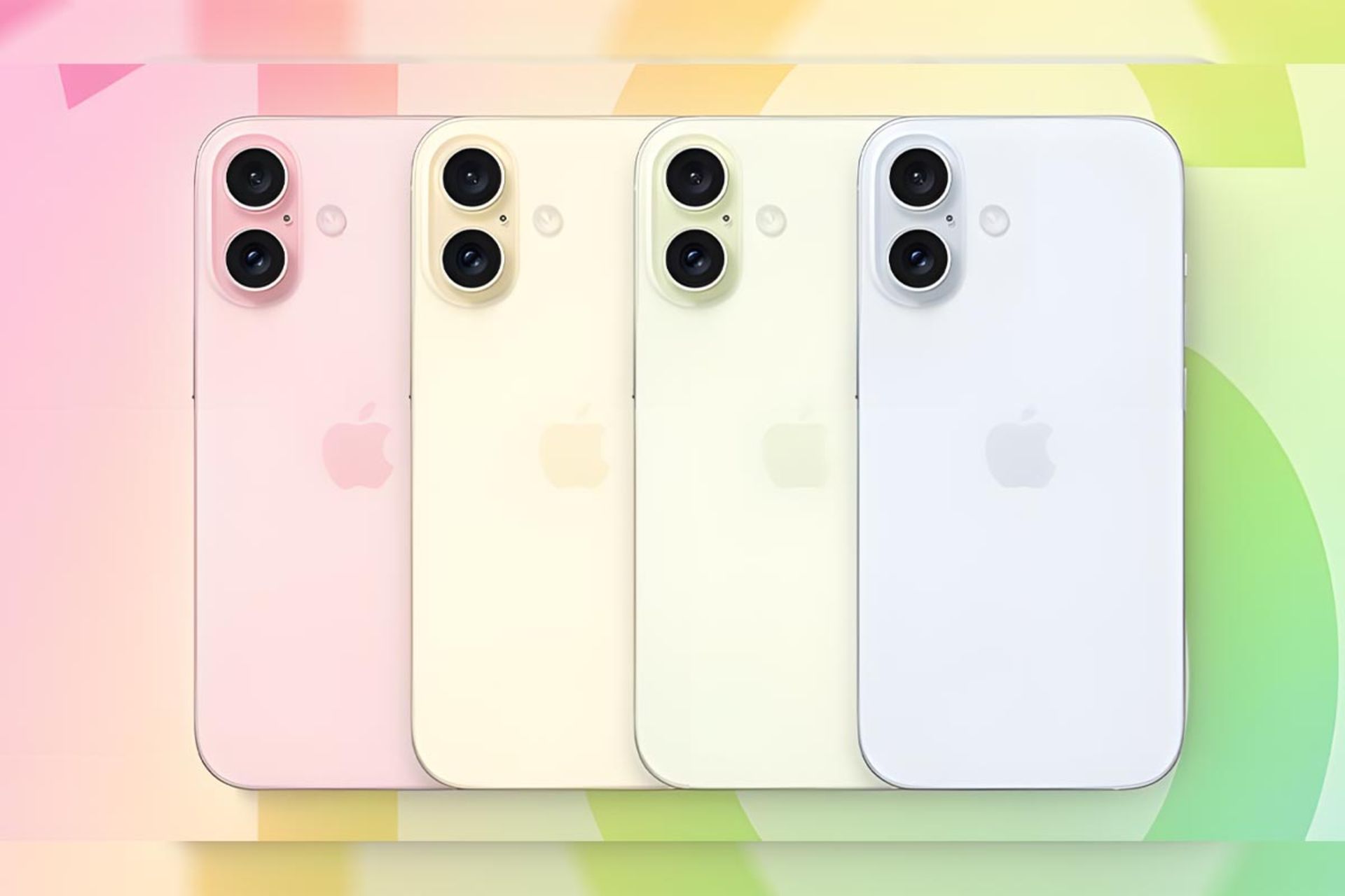 رنگ‌های منتسب به آیفون ۱۶ پلاس