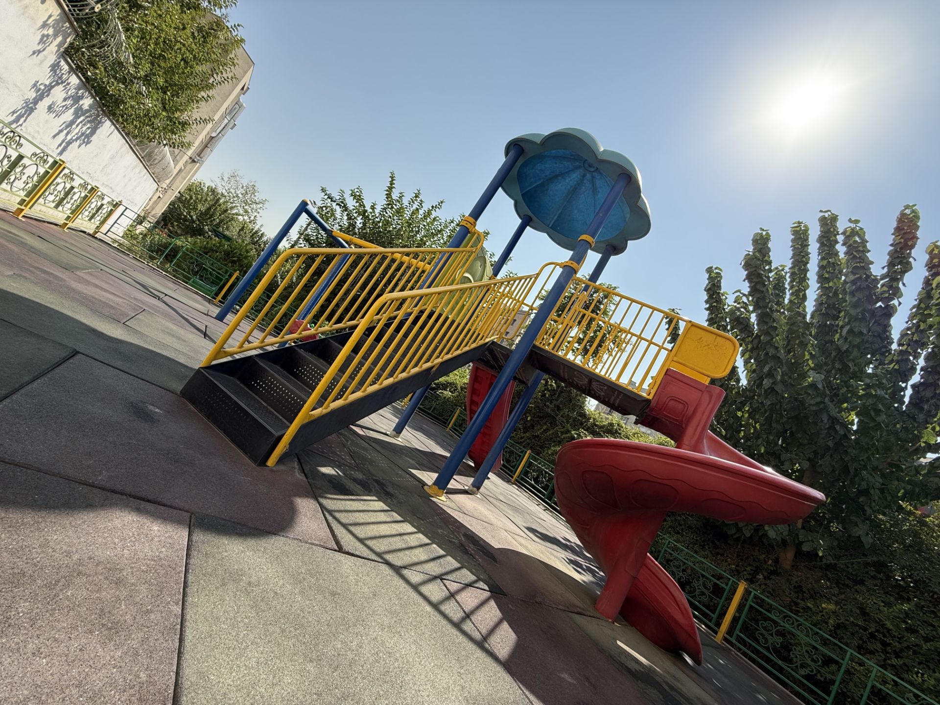 Children's playground with slide - iPhone 16 Pro ultra-wide camera