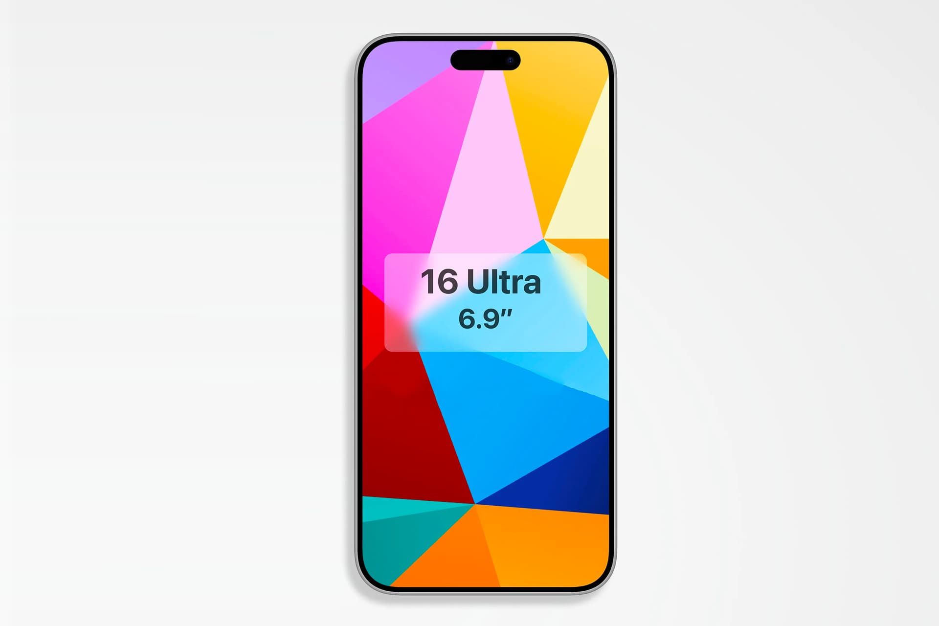 تصویر فاش شده آیفون ۱۶ اولترا نمای جلو