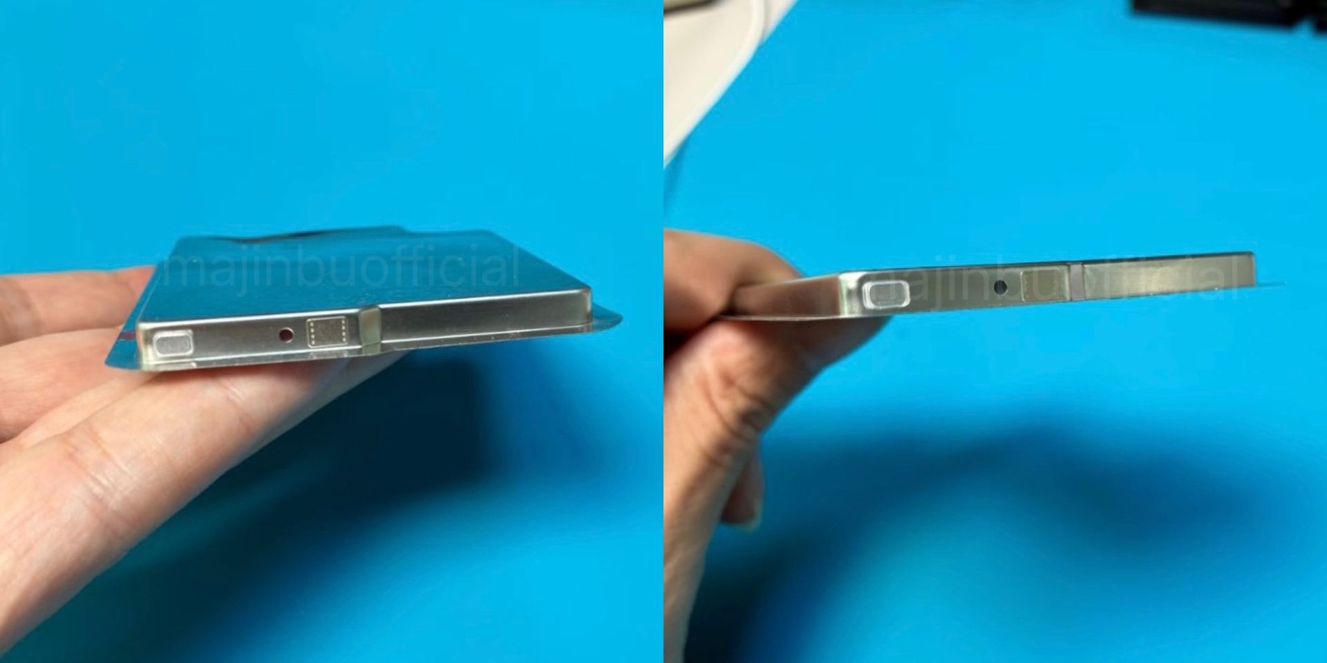 باتری آیفون ۱۷ ایر در دست یک فرد