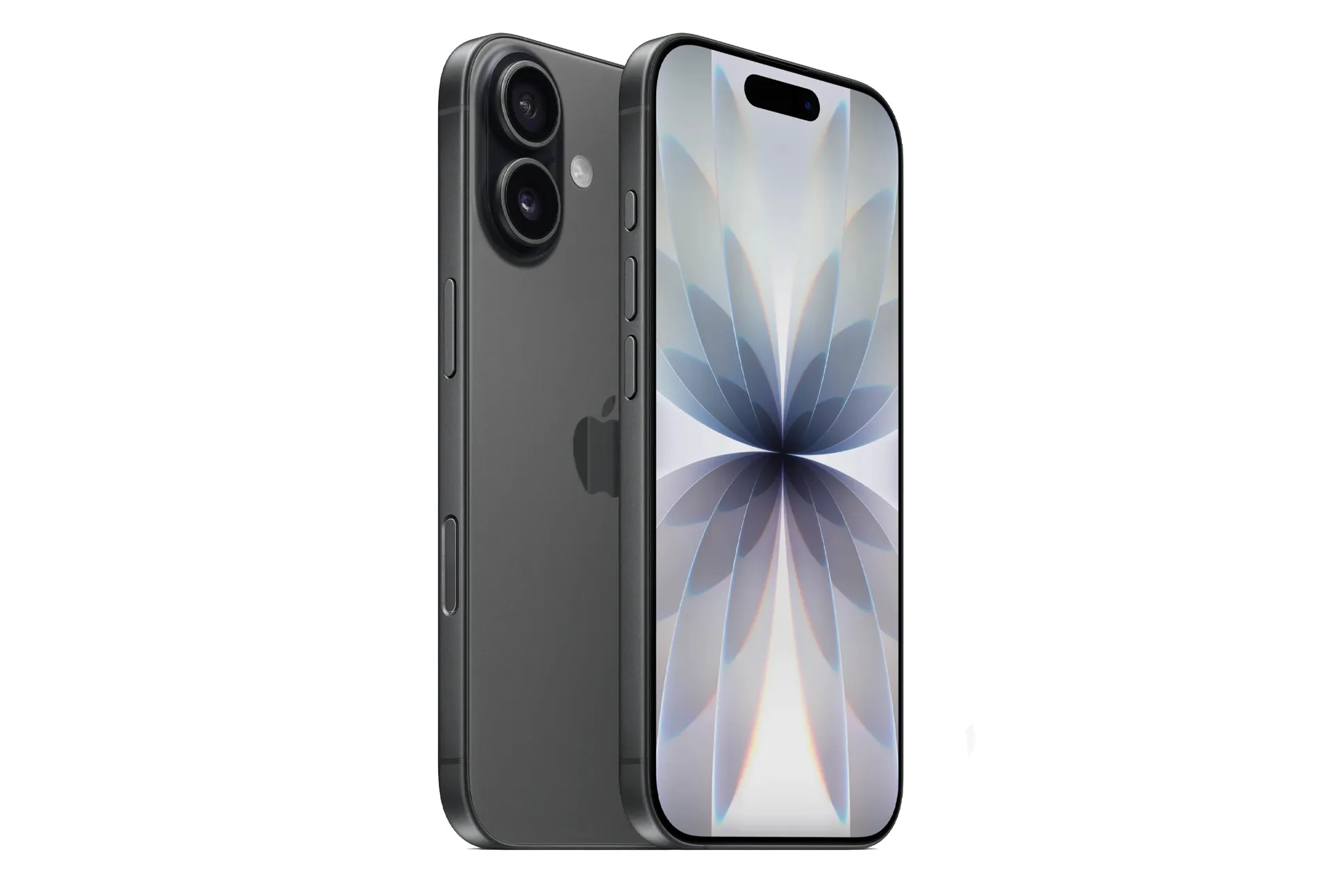 گوشی موبایل اپل آیفون 17 رنگ مشکی نمای جلو و پشت Apple iPhone 17