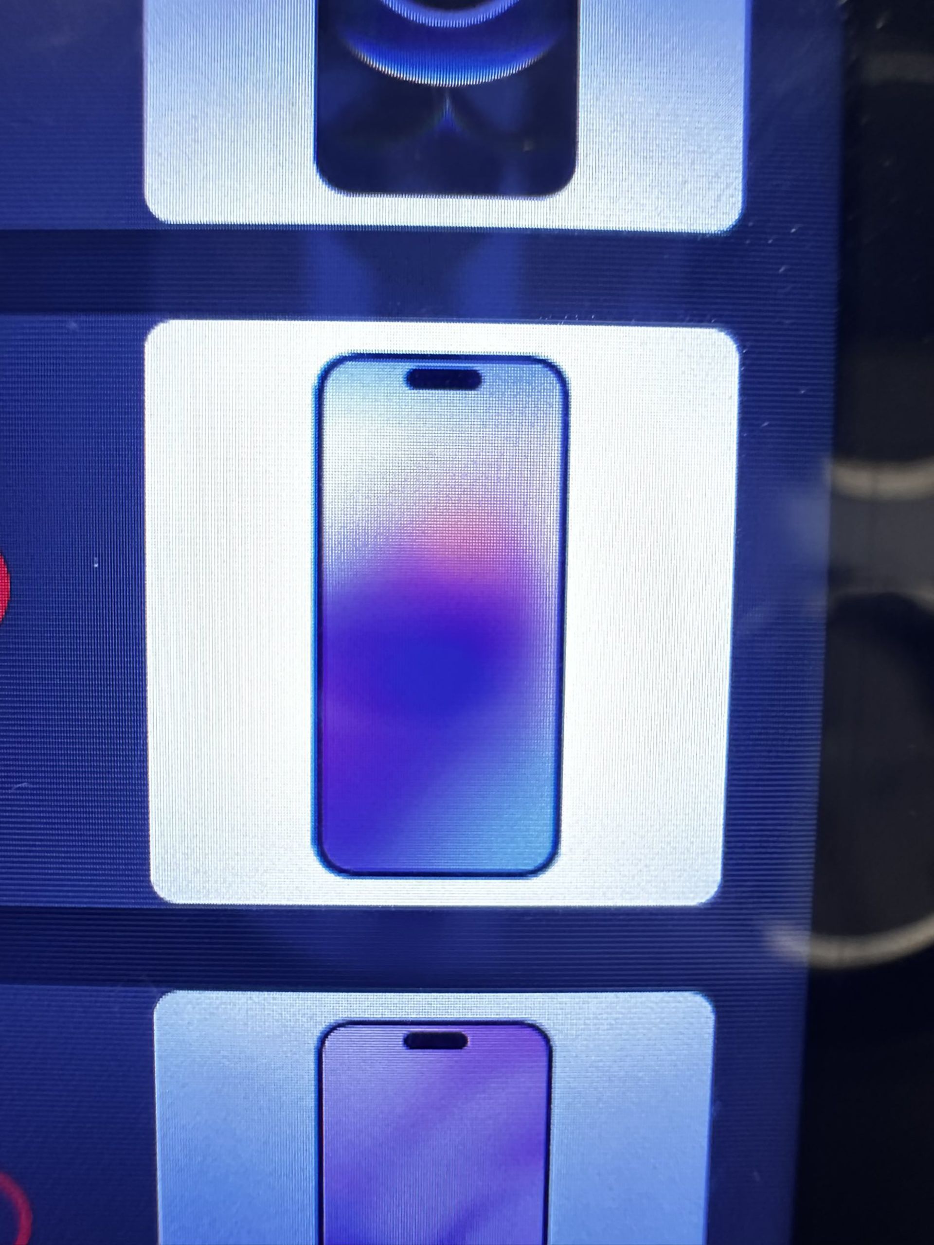 تصاویر منتسب‌به نمایشگر آیفون ۱۷