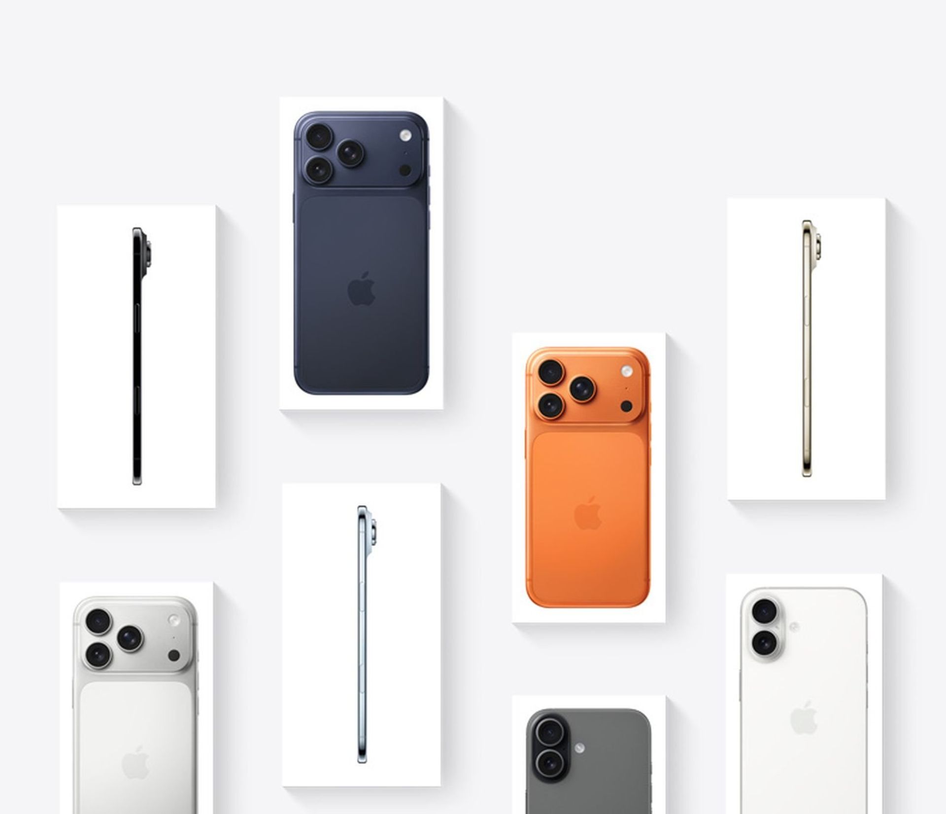 جعبه آیفون ۱۷ پرو و آیفون ایر