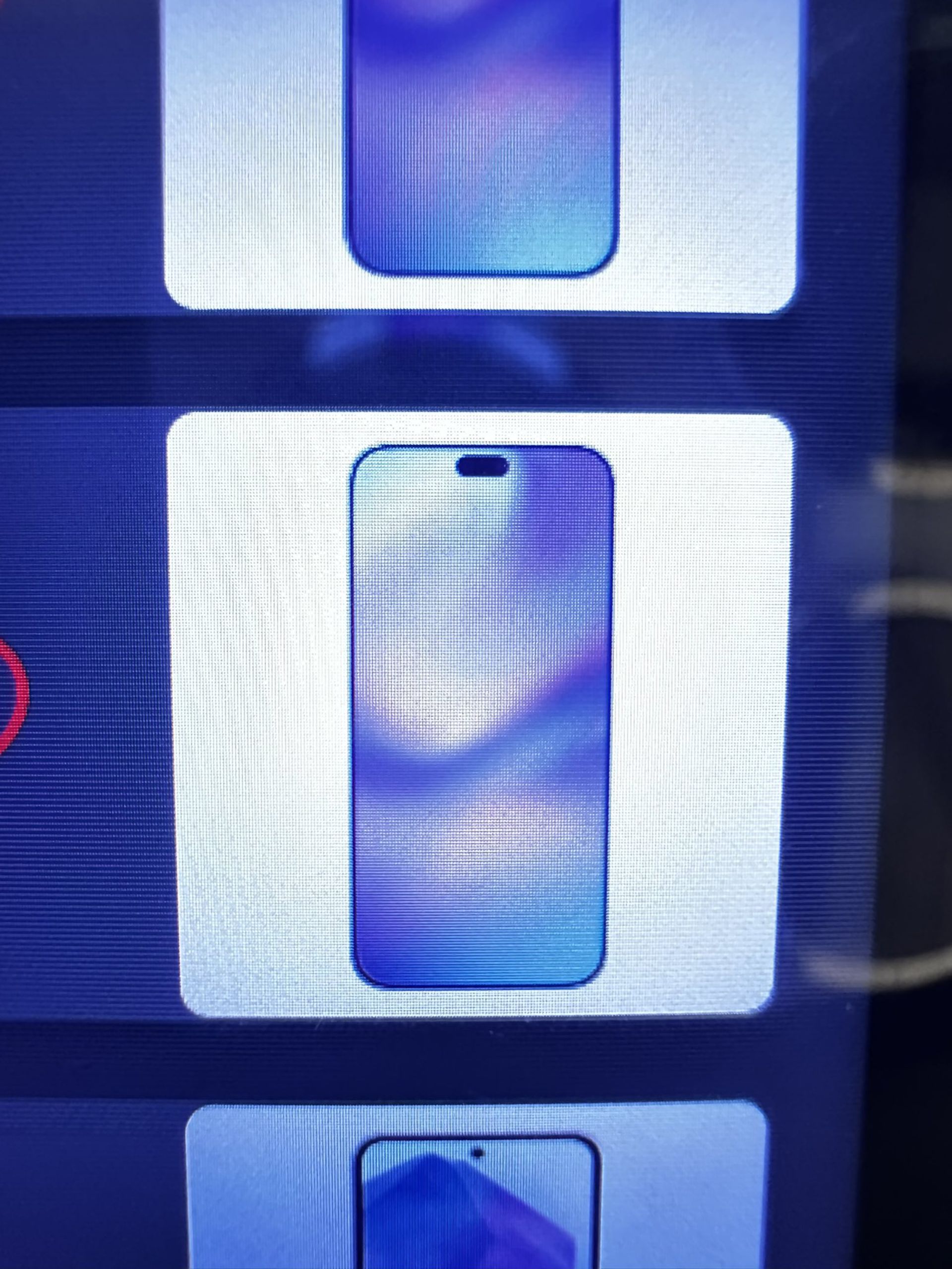 تصاویر منتسب‌به نمایشگر آیفون ۱۷ پرو