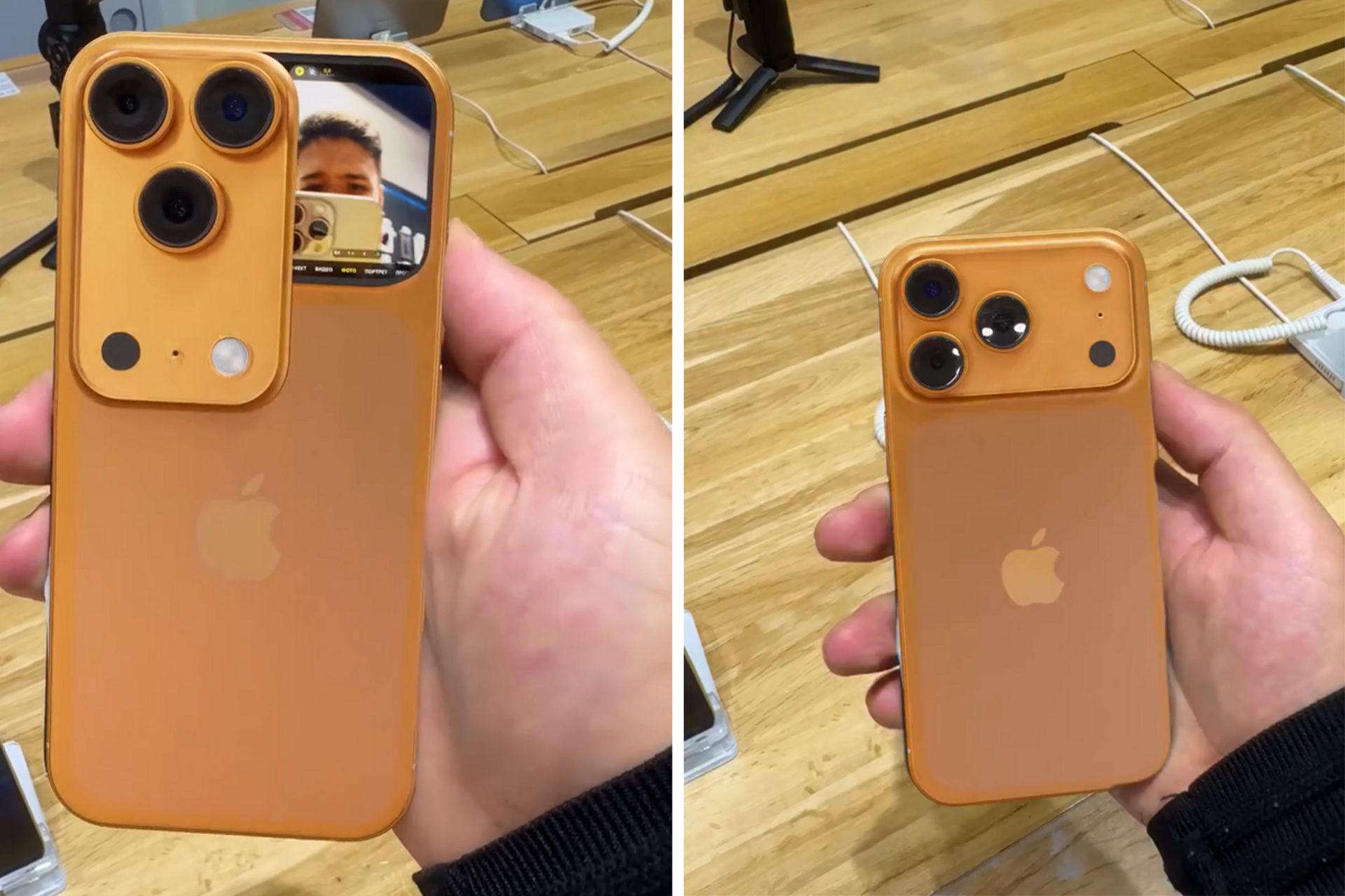 طرح مفهومی آیفون ۱۷ پرو مکس پنل پشت