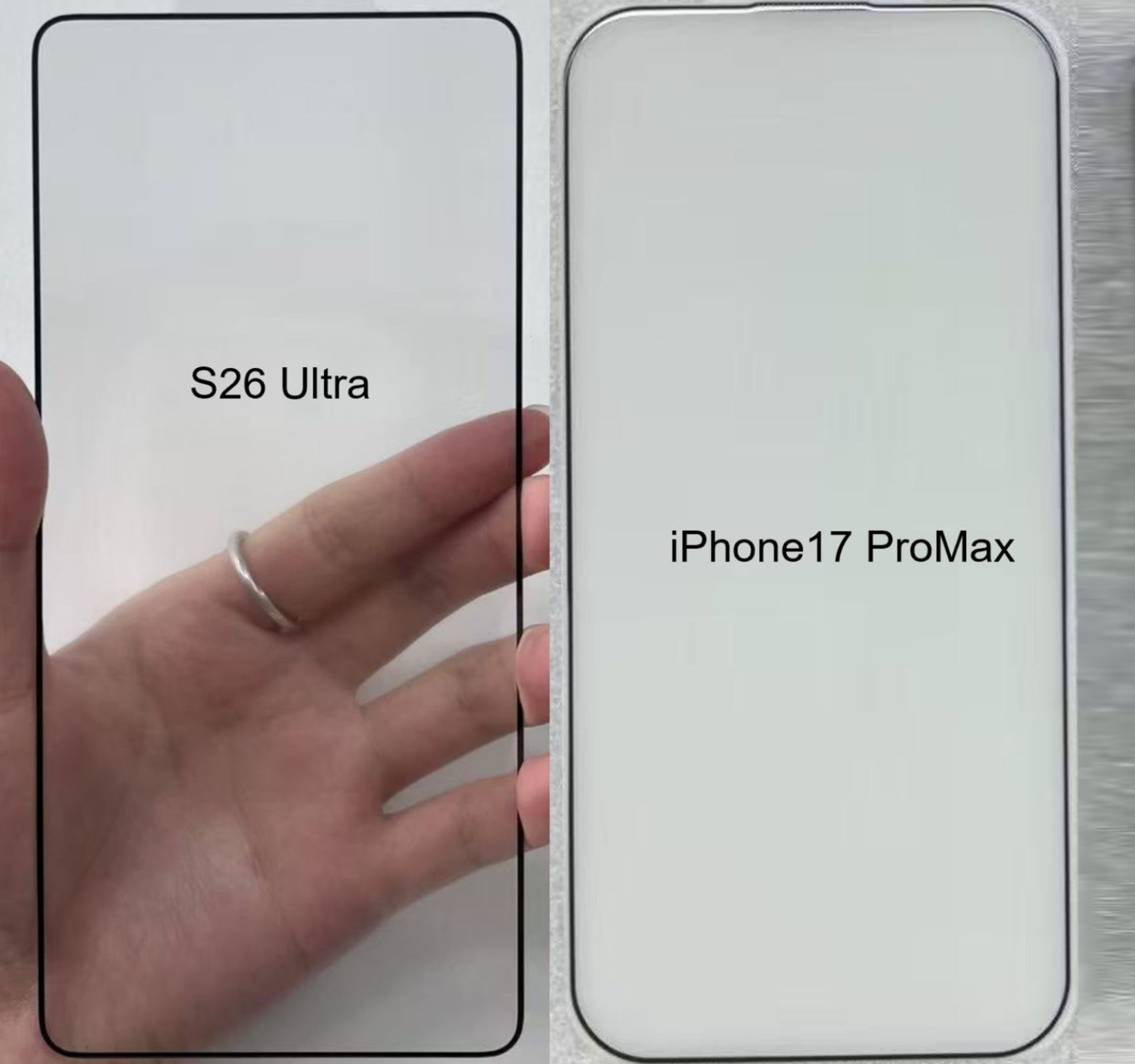 گلس محافظ گلکسی S26 اولترا و آیفون ۱۷ پرو مکس