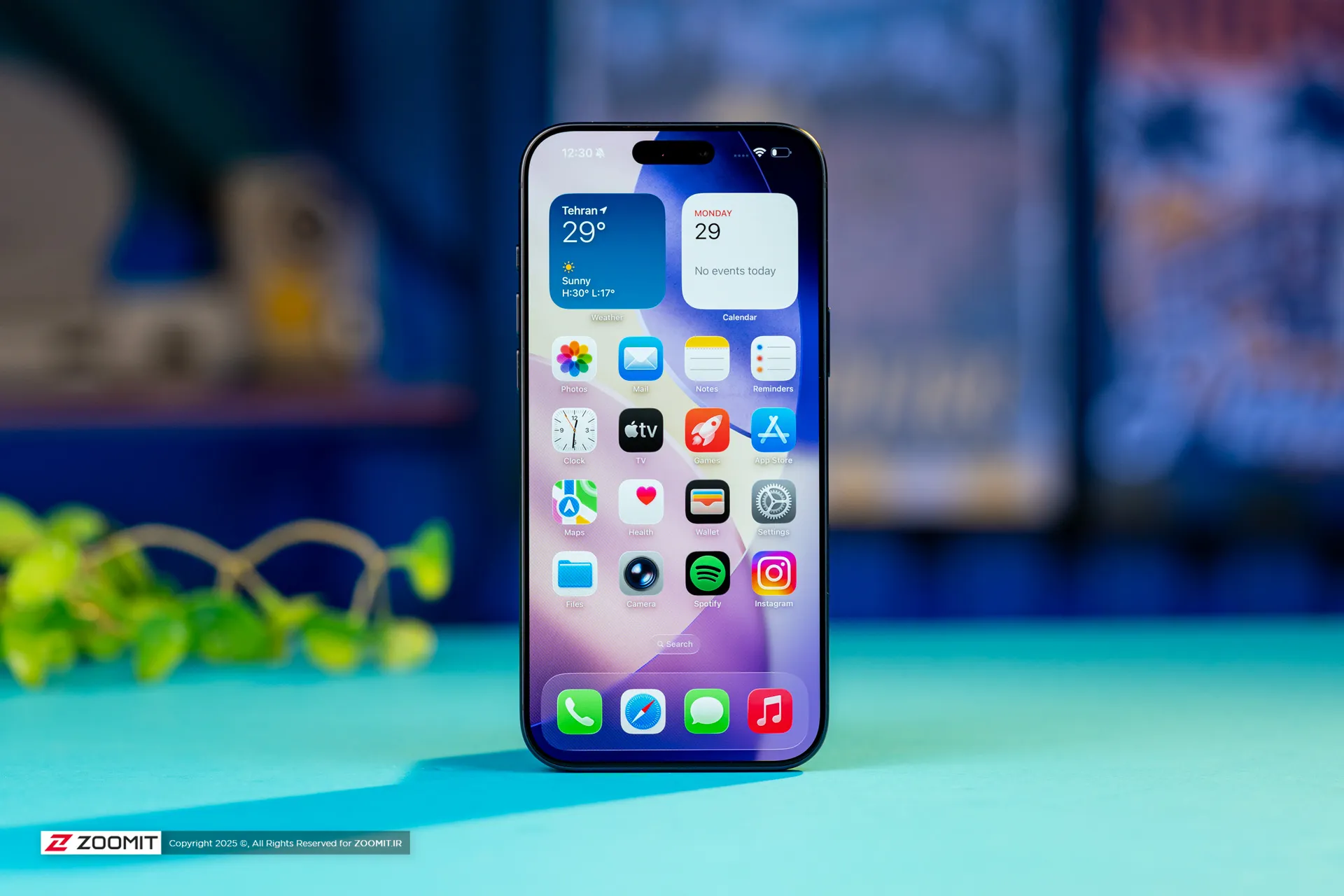 بخش جلویی آیفون ۱۷ پرو مکس / iPhone 17 Pro Max نمایشگر گوشی جدید اپل