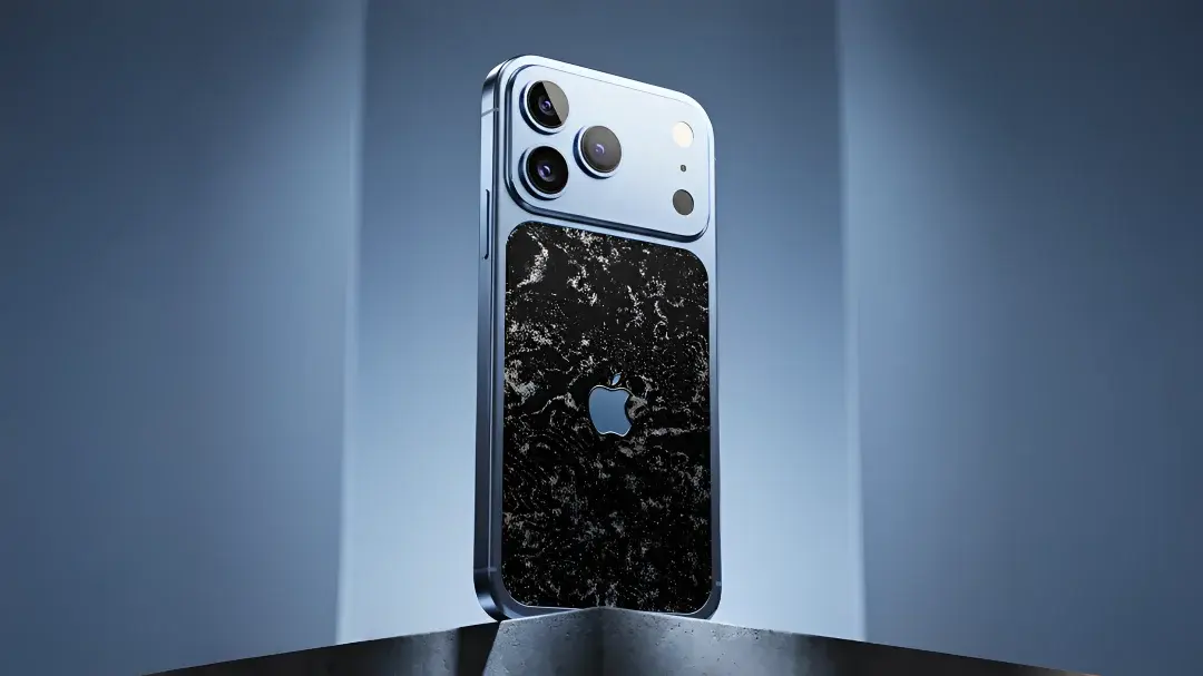 گوشی آیفون ۱۸ پرو مکس (iPhone 18 Pro Max) با بدنه فیبر کربن و طلای ۲۴ عیار