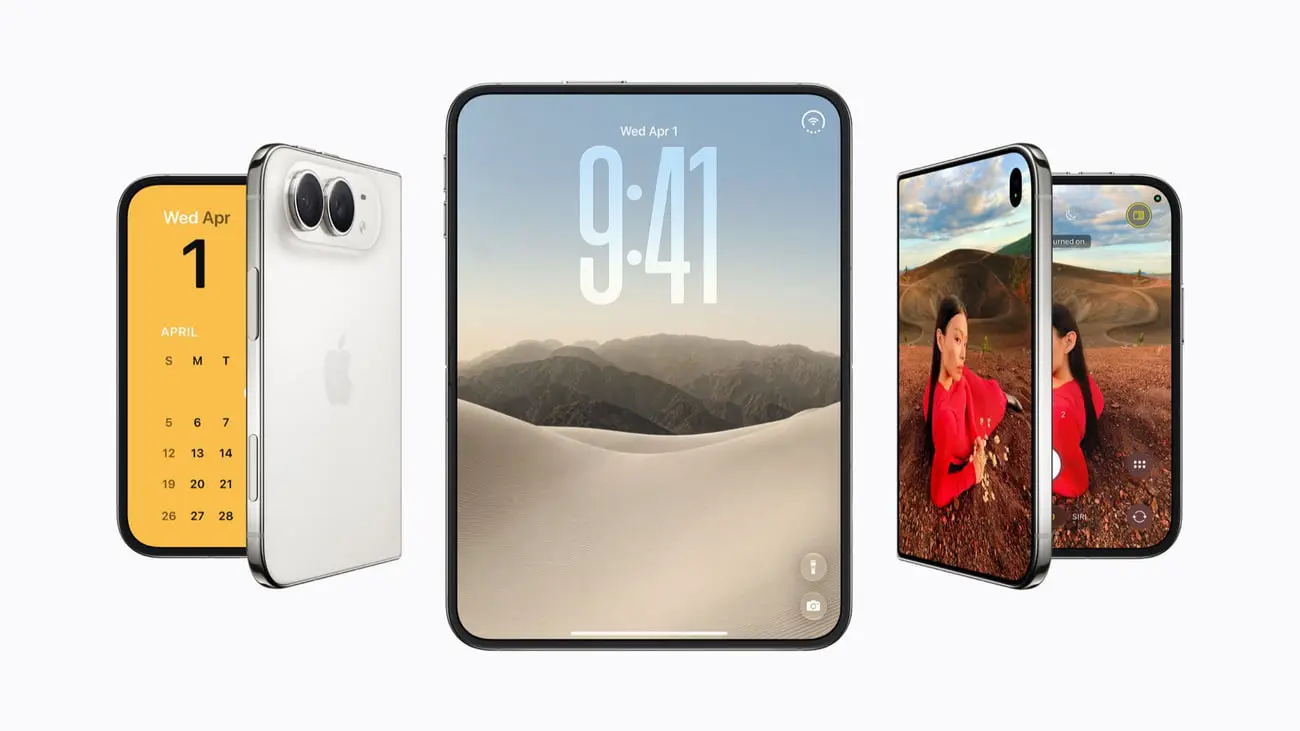 گوشی آیفون دوئو (iPhone Duo) با نمایشگرهای بزرگ و رابط کاربری اپل