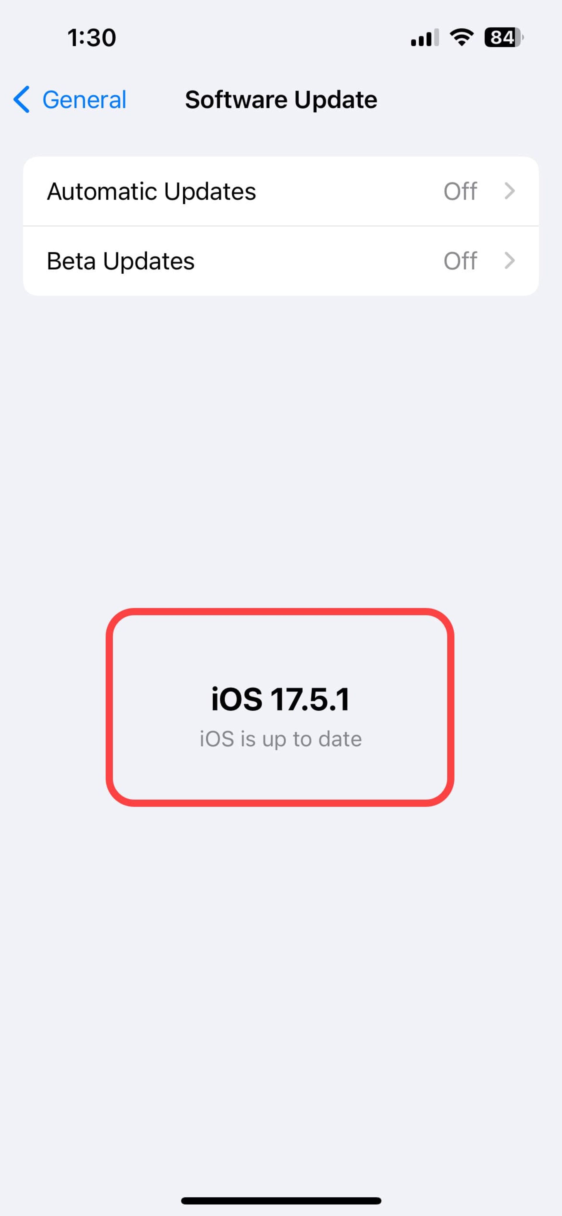 آپدیت iOS در آیفون