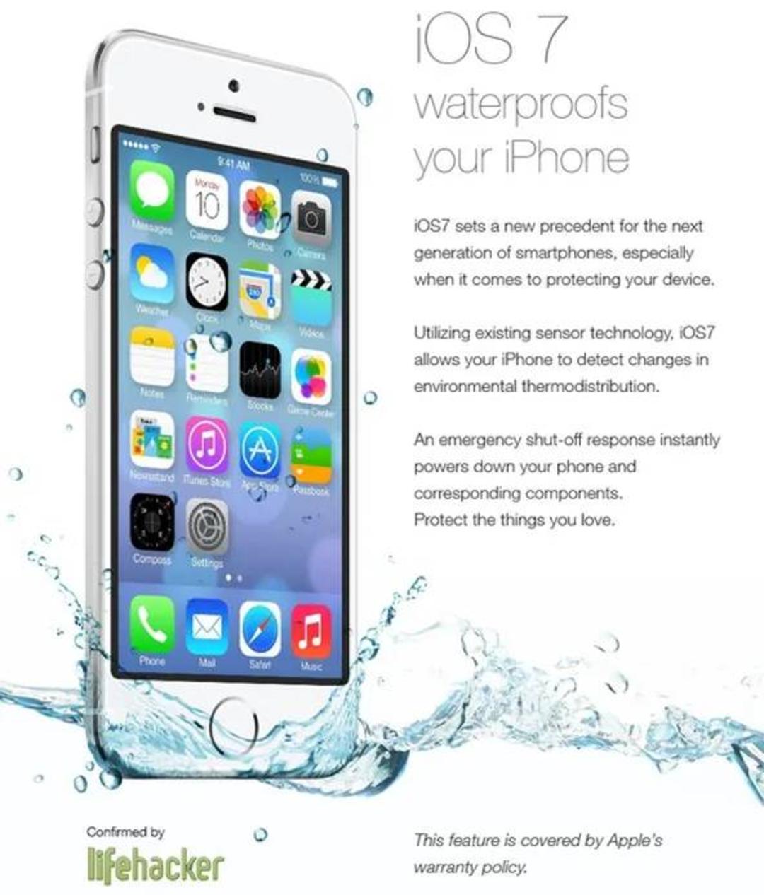 آیفون ضد آب با آپدیت ios