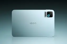 پنل پشتی تبلت آیکو پد پرو (iQOO Pad Pro) با ماژول دوربین و لوگوی برند