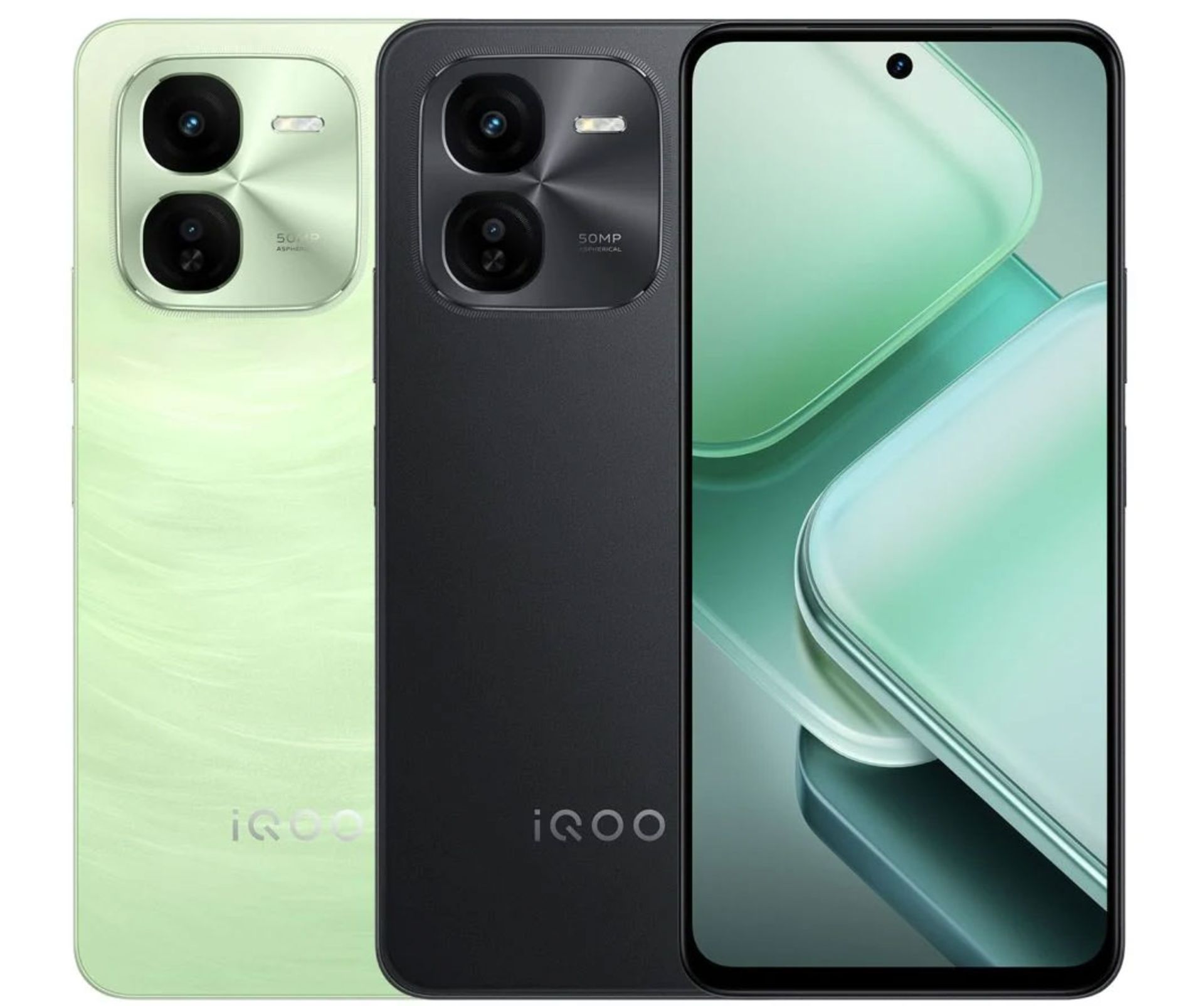 رندر رسمی Vivo iQOO Z9x در دو رنگ خاکستری و سبز