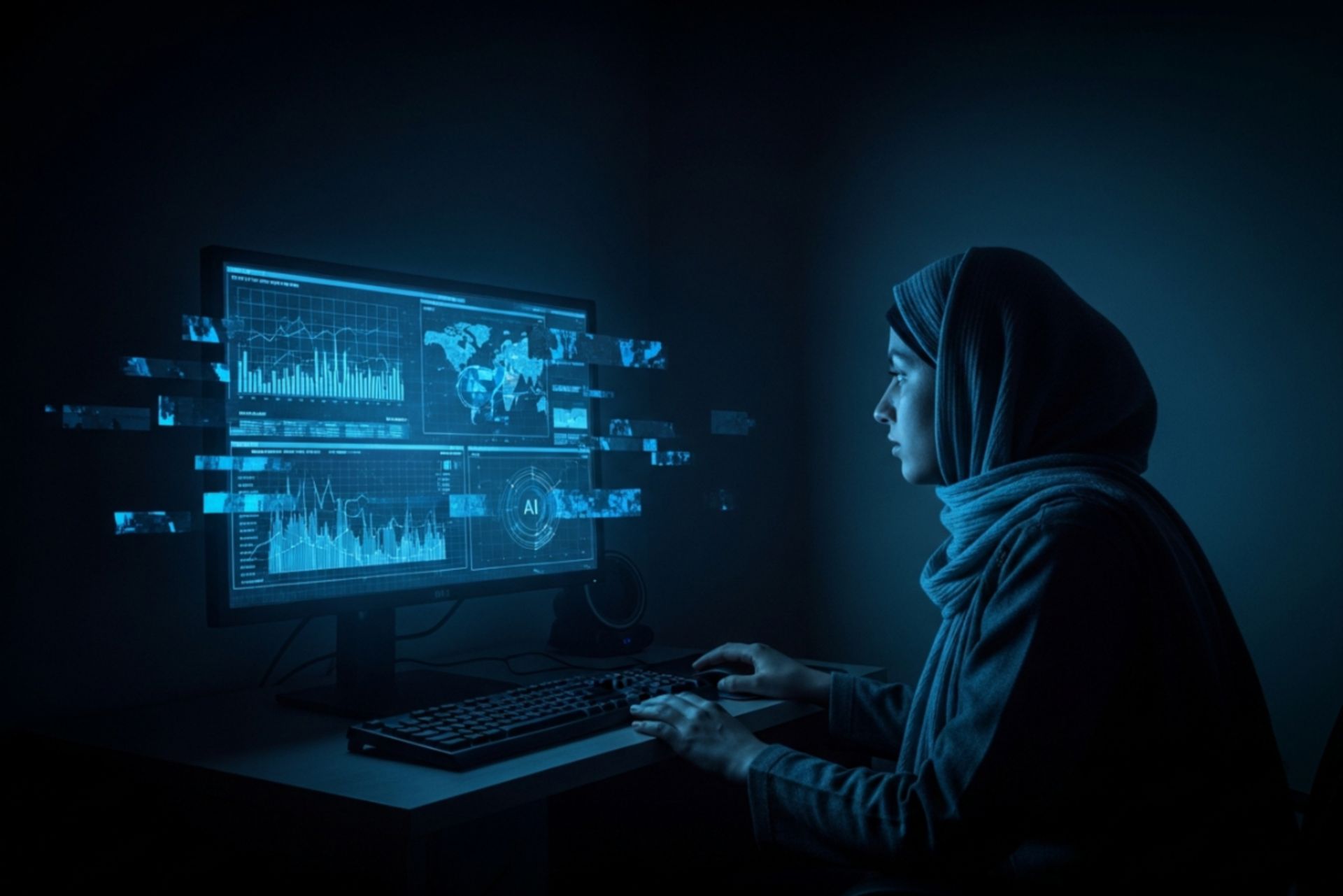 تصویر مفهومی از اینترنت کند و محدود در ایران