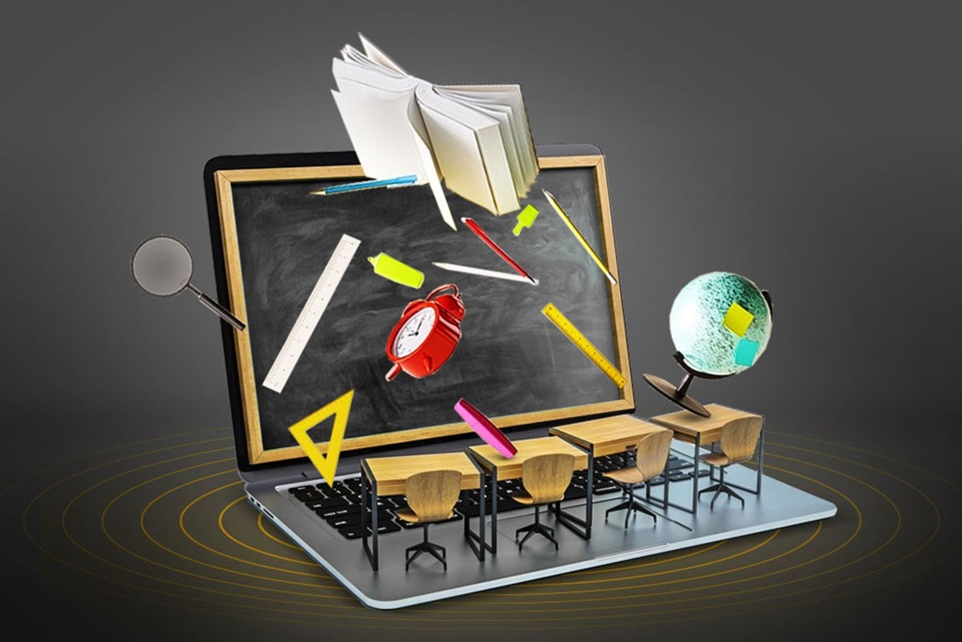 لپ‌تاپ و ابزارهای آموزش