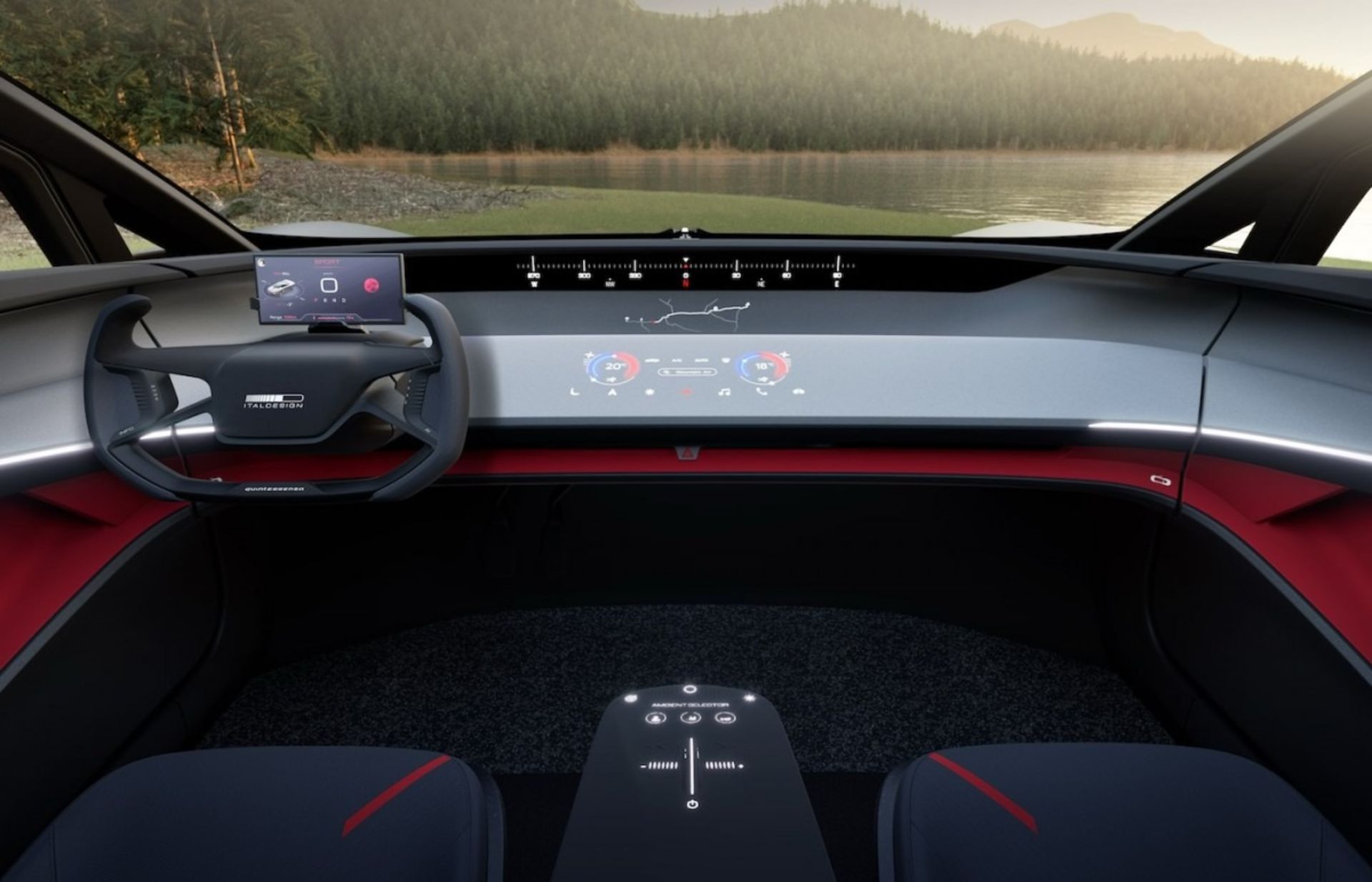 کابین خودرو کانسپت ایتال دیزاین Quintessenza