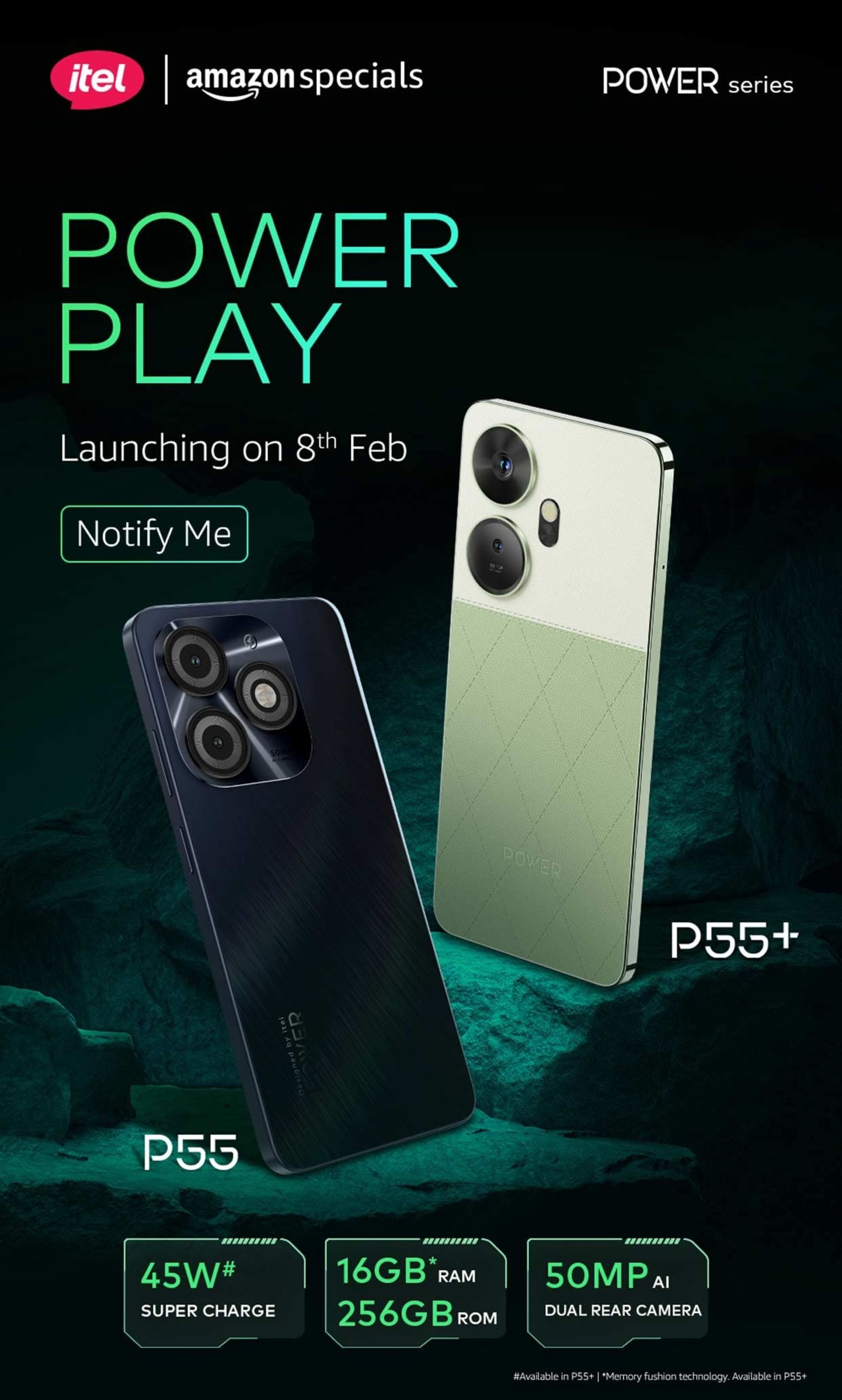 پنل پشتی و ماژول دوربین گوشی ایتل P55 پلاس در رنگ‌های مختلف