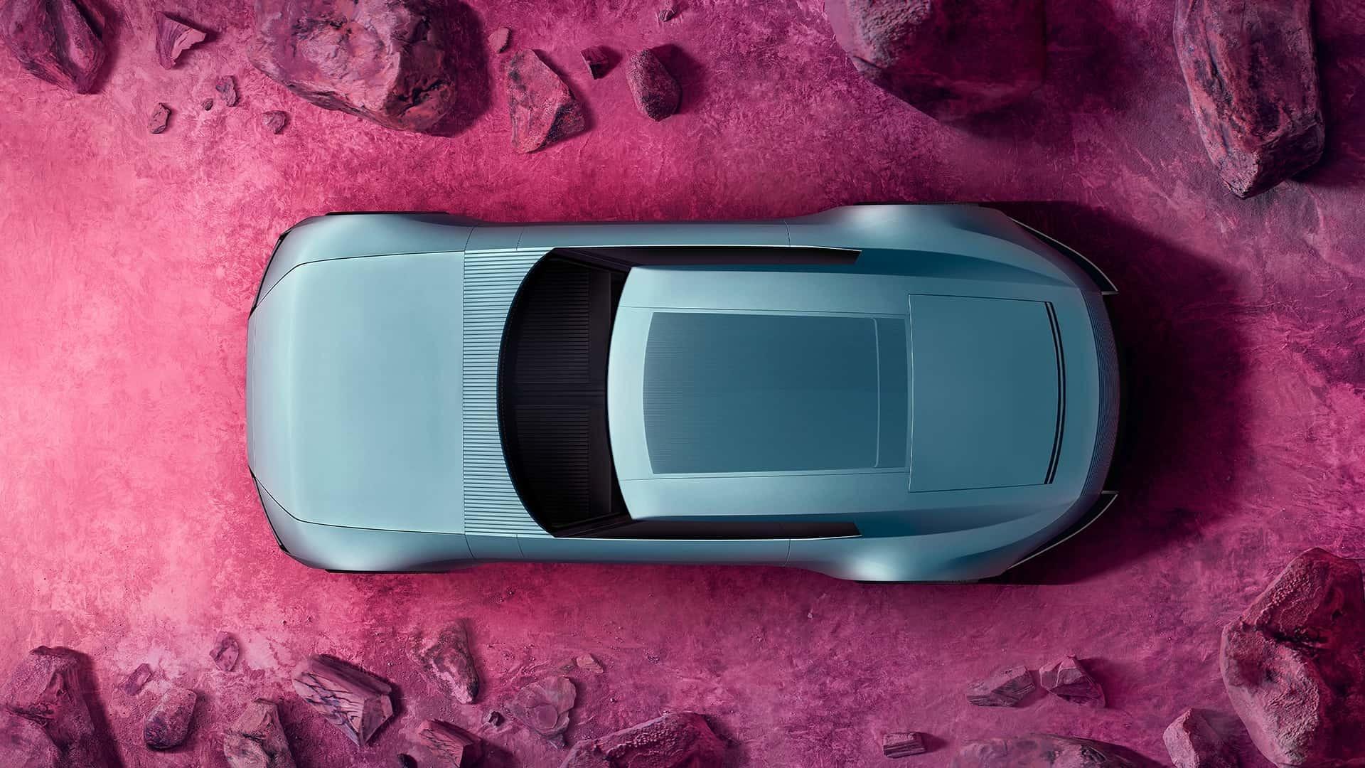 نمای بالایی خودرو جگوار Type00