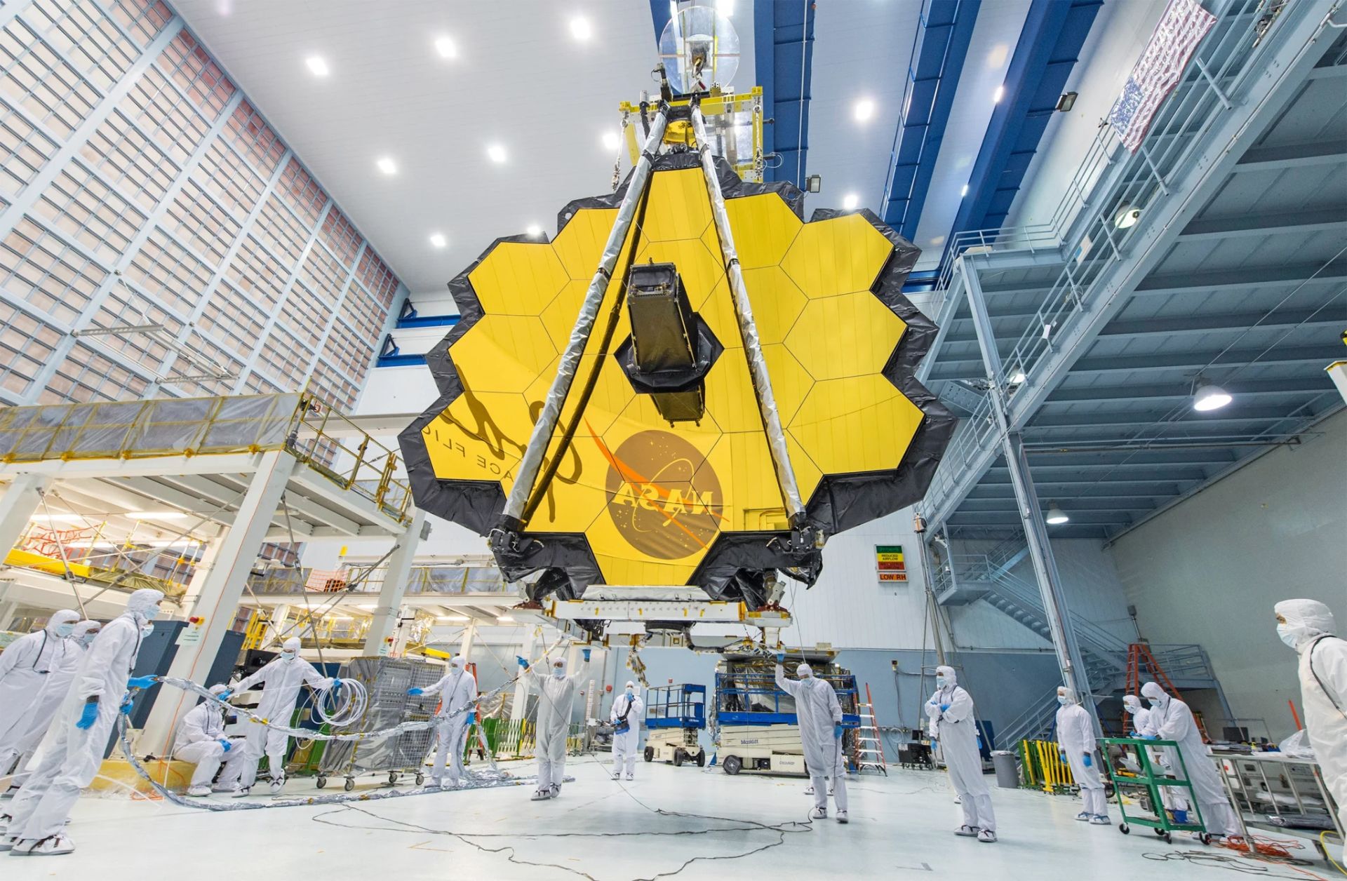 James Webb telescope mirrors