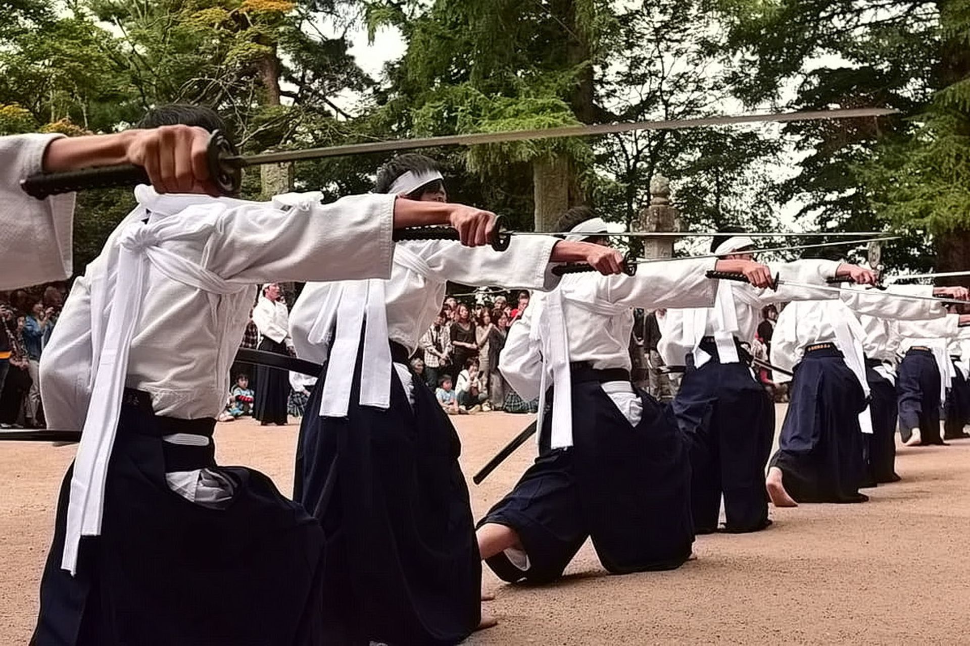 تمرین‌های نمایشی دانش‌آموزان ژاپنی