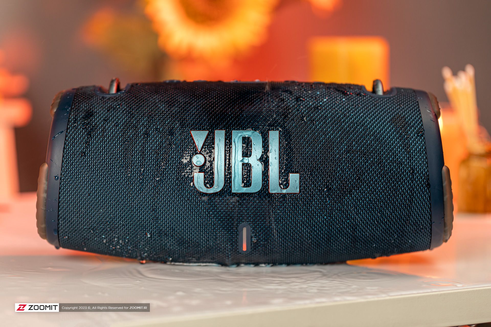 مرجع متخصصين ايران تست ضدآب بودن JBL Xtreme 3 