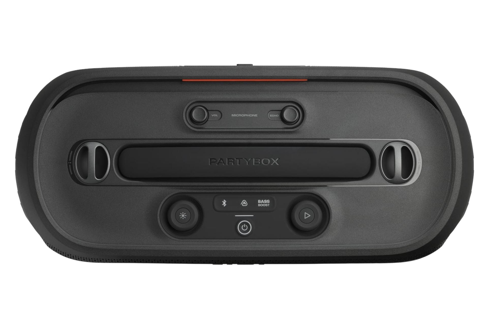 دکمه های کنترل اسپیکر جی بی ال JBL PartyBox On-The-Go 2