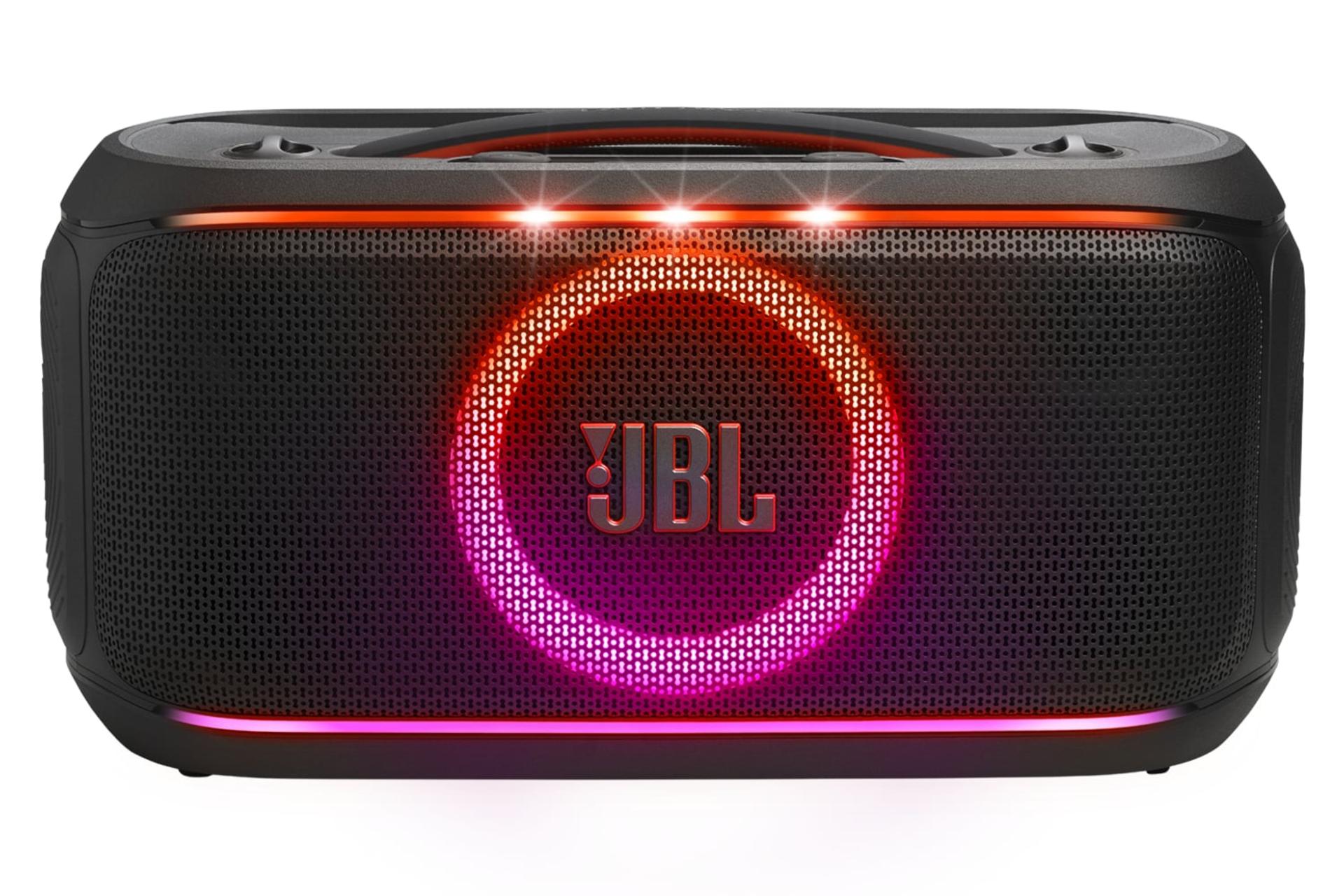 اسپیکر جی بی ال JBL PartyBox On-The-Go 2 از نمای روبرو