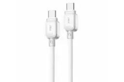 کابل شارژ USB جی بی کیو Type-C به Type-C مدل A976481 با طول 1 متر رنگ سفید